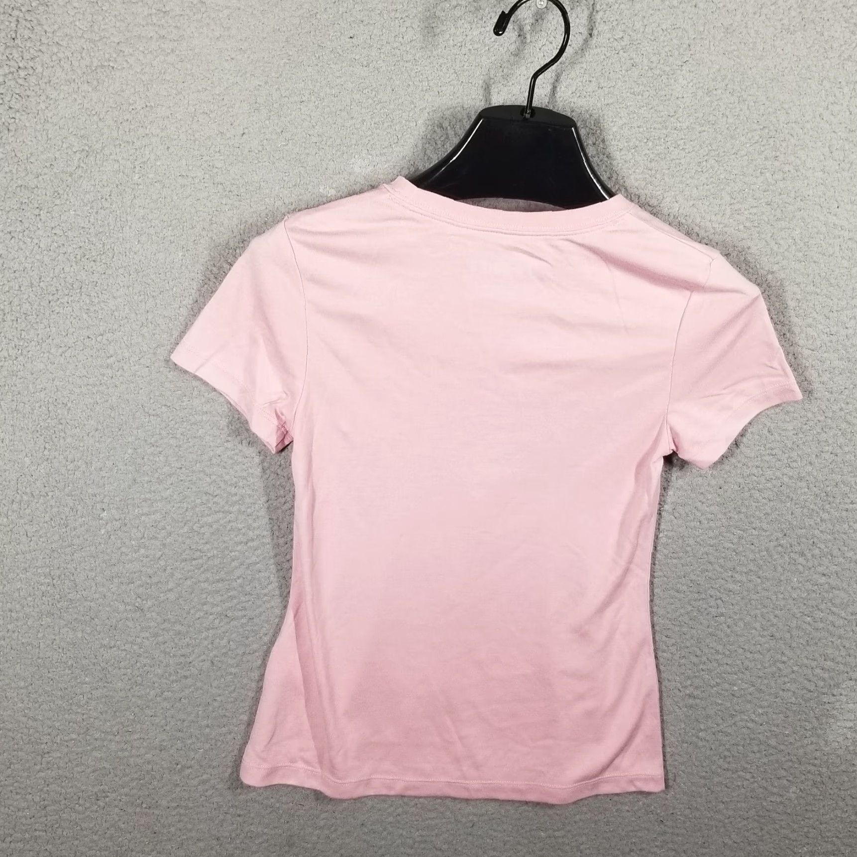 Jordan Brand VINTAGE Nike Shirt Women XS Pink Graphic 90s Crew Neck Slim T-Shirt Size XS / US 0-2 / IT 36-38 - 2 Thumbnail
