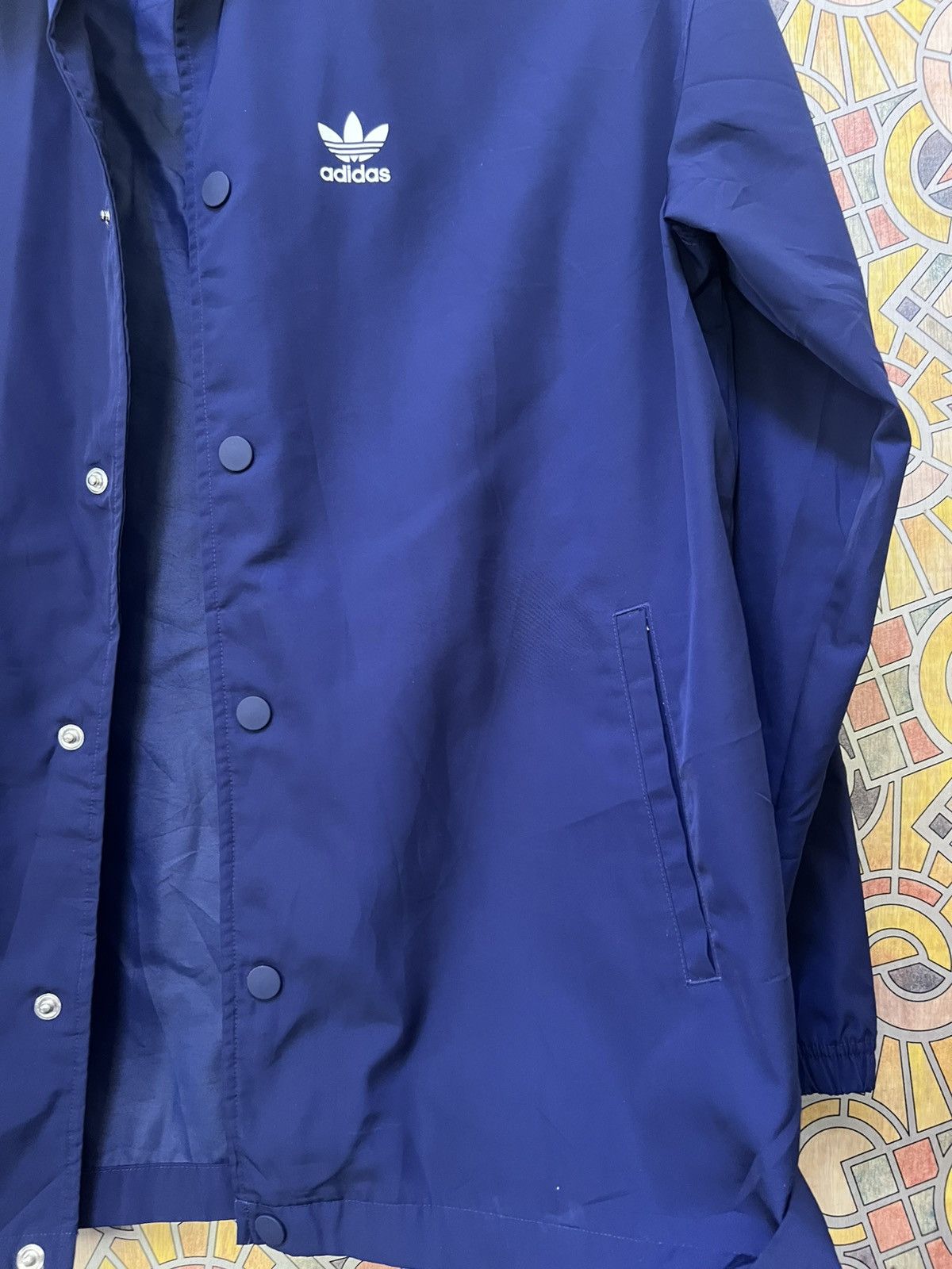 Adidas Vestes coupe-vents Veste - Coach Jacket homme bleu Size US XL / EU 56 / 4 - 6 Thumbnail