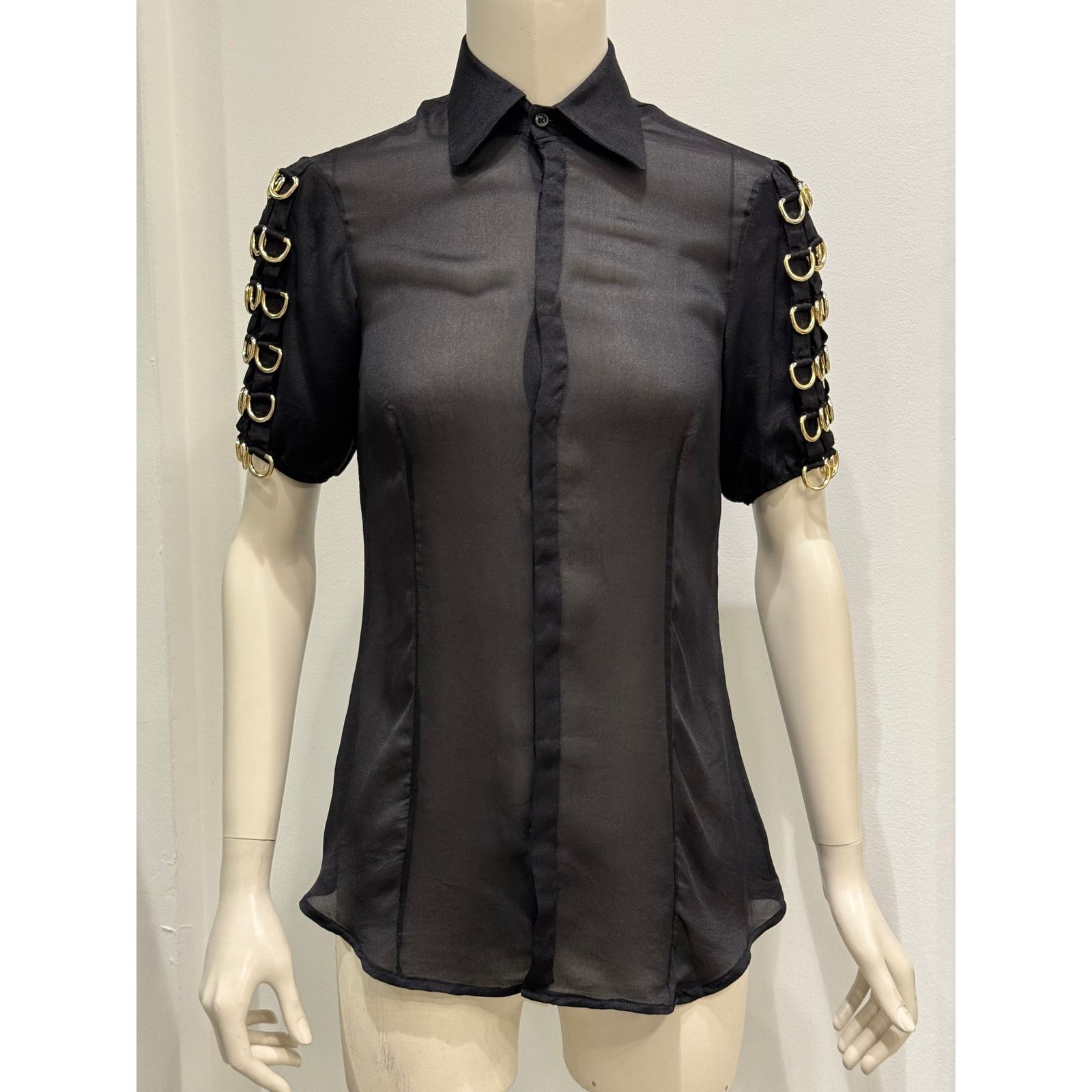 Dsquared2 2000s Dsquared2 bondage D-ring shirt Size S / US 4 / IT 40 - 1 Thumbnail