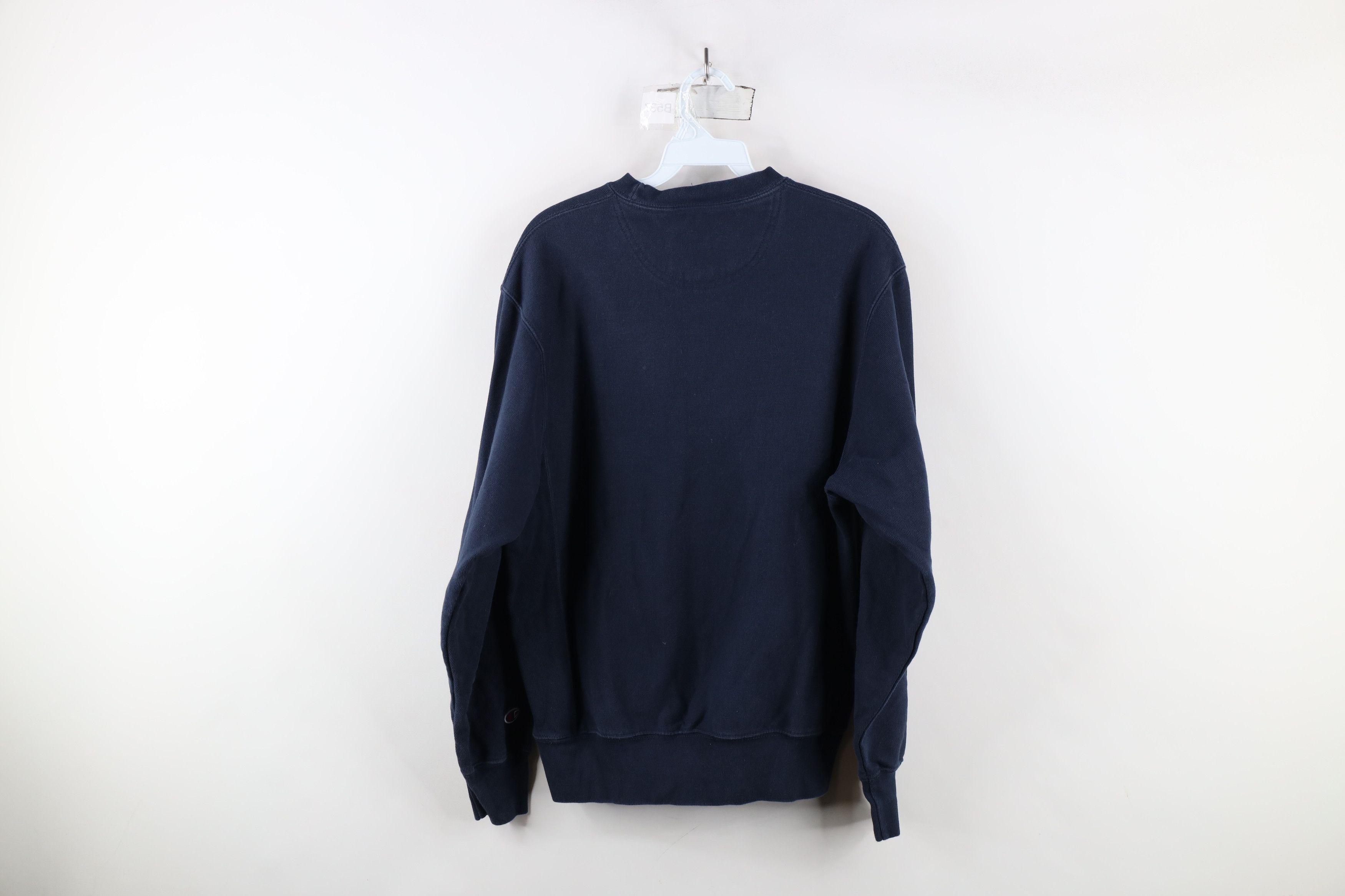 Champion × Vintage Vintage 90s Y2K Champion Reverse Weave Sweatshirt Blue Size US S / EU 44-46 / 1 - 11 Thumbnail