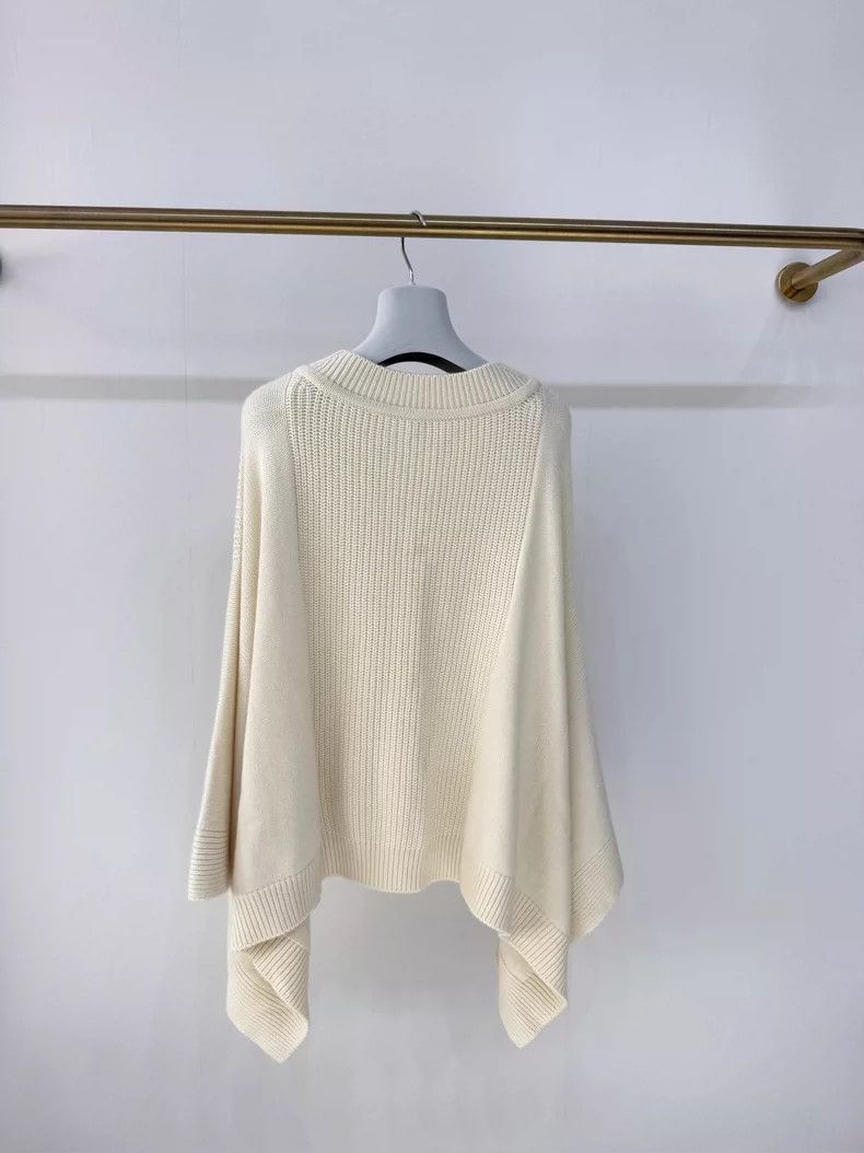 Hermes Hermes Cashmere Cape Top-2506 Size XXS / US 00 / IT 34 - 2 Thumbnail