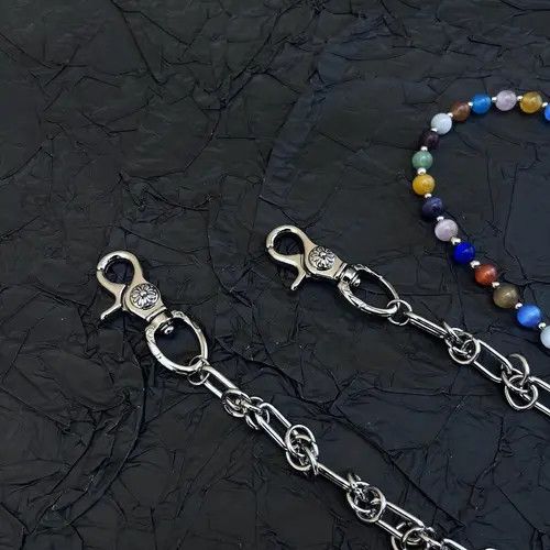 Jewelry 857Y2K Waist Chain – Cat Eye Stone, Spliced Pendant Size ONE SIZE - 5 Thumbnail