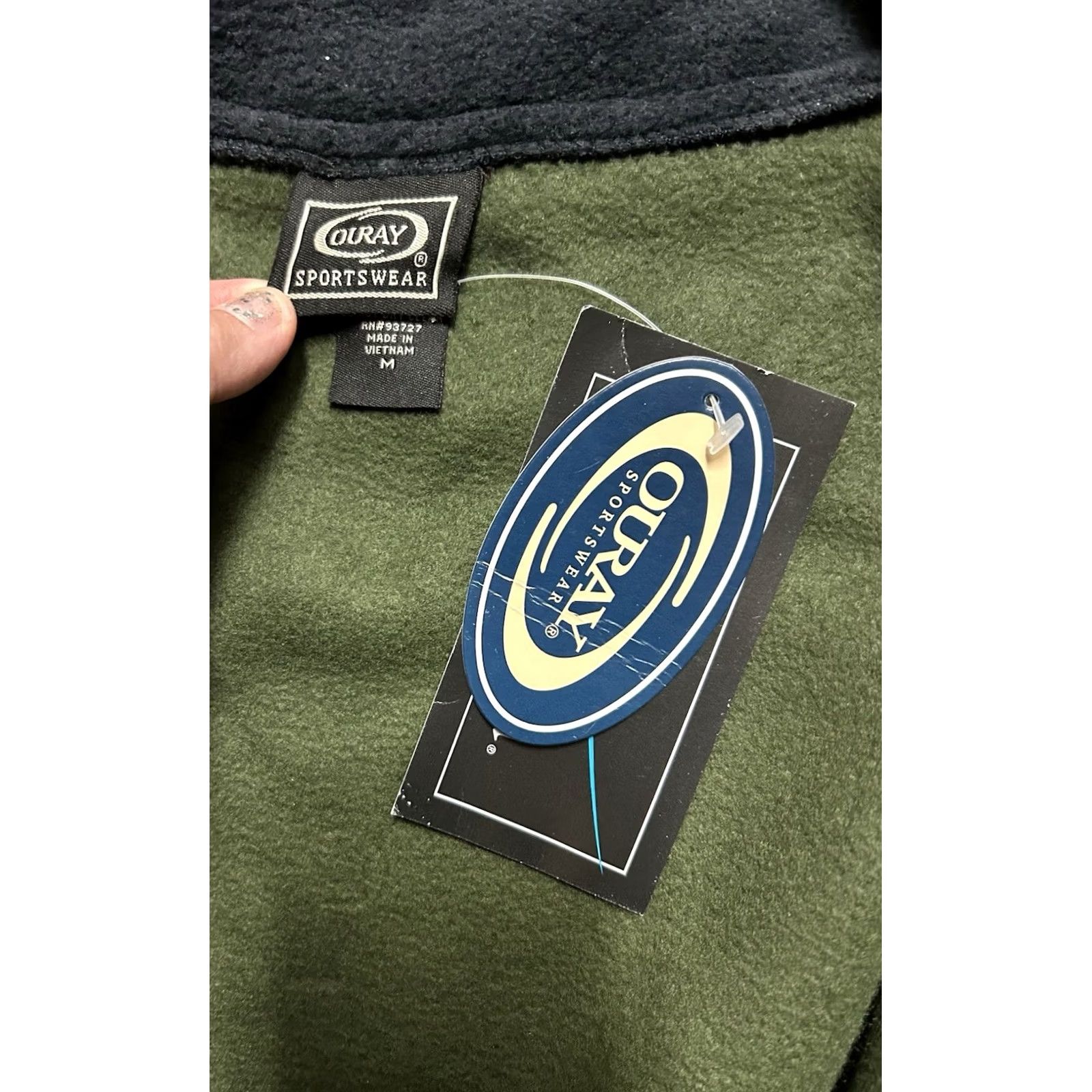 Patagonia VINTAGE NWT Patagonia Wilderness Adventure Company Men’s Size M Fleece Vest Full Zip Green Size US M / EU 48-50 / 2 - 5 Thumbnail