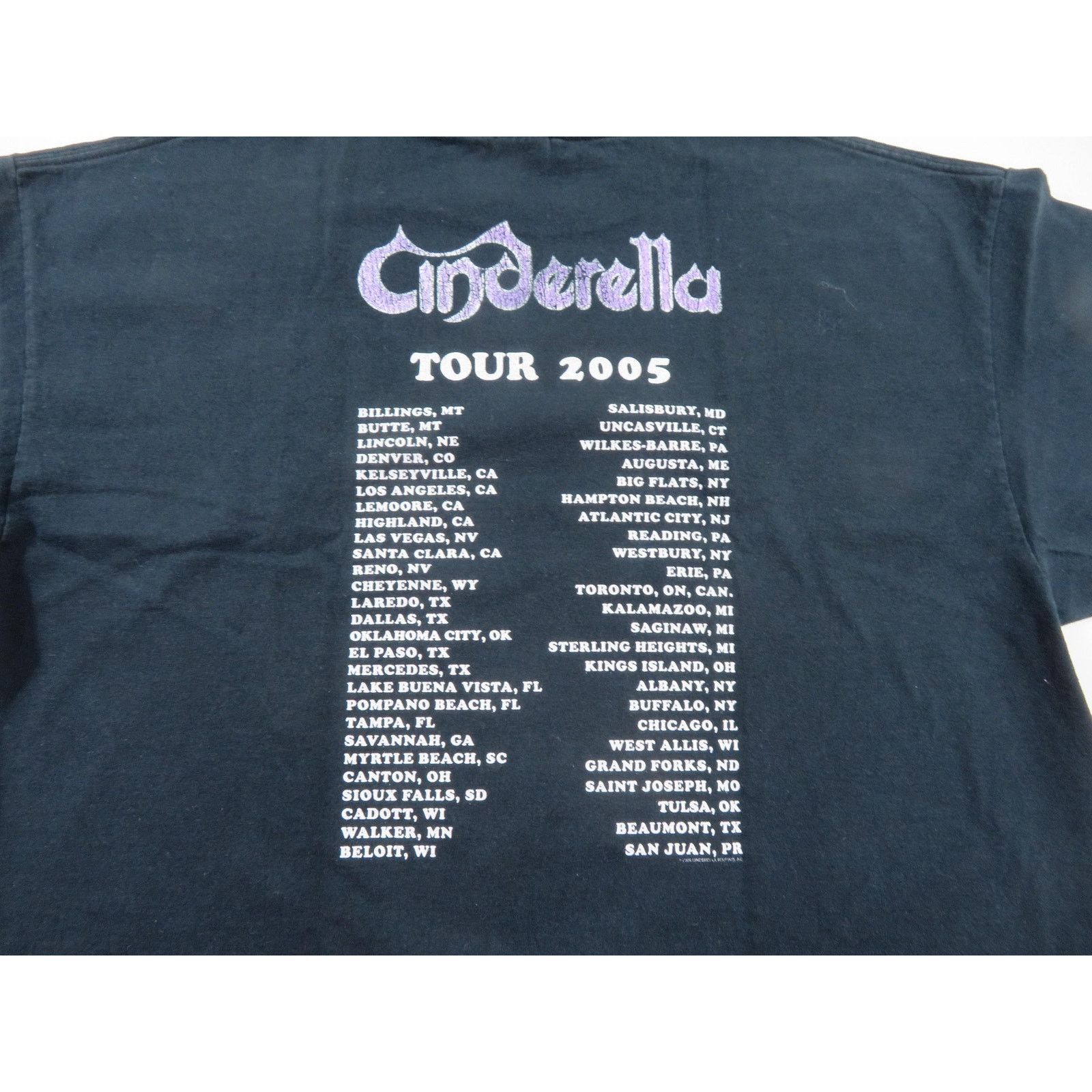 Anvil Cinderella Night Songs Rock Tour T-shirt Sz 2XL Double Sided Size US XXL / EU 58 / 5 - 4 Thumbnail