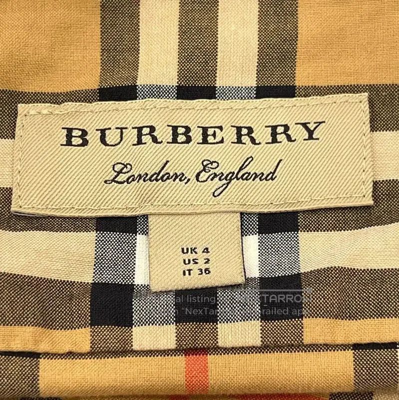 Burberry Burberry XS Long Sleeve Khaki Shirt. Size XS / US 0-2 / IT 36-38 - 5 Thumbnail