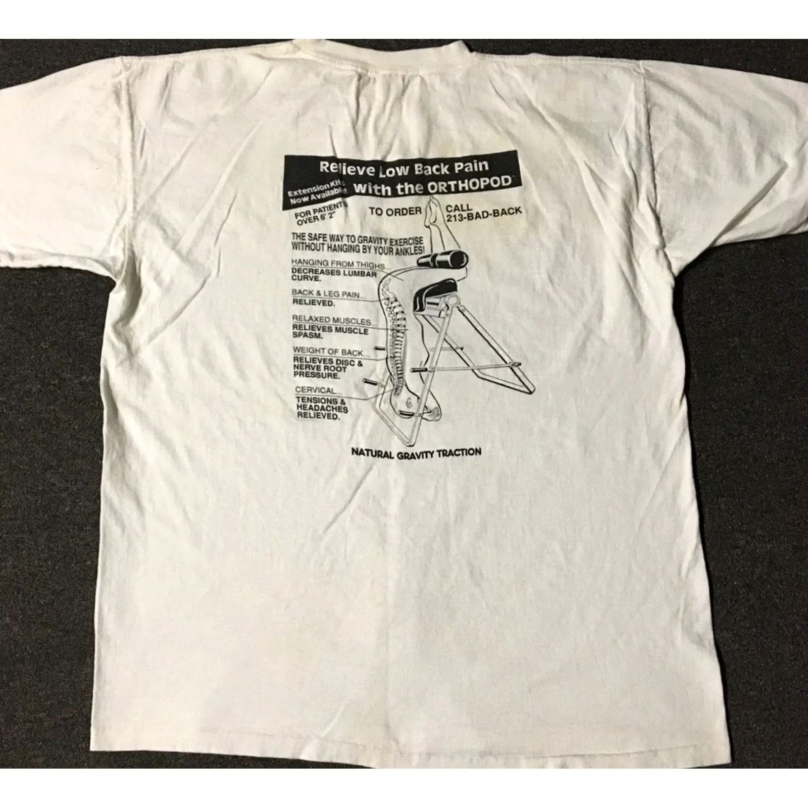 Vintage Vintage 90s I Love My Orthopod Faded Promo Shirt L XL Back Pain Doctor Funny Grunge Size US L / EU 52-54 / 3 - 2 Thumbnail