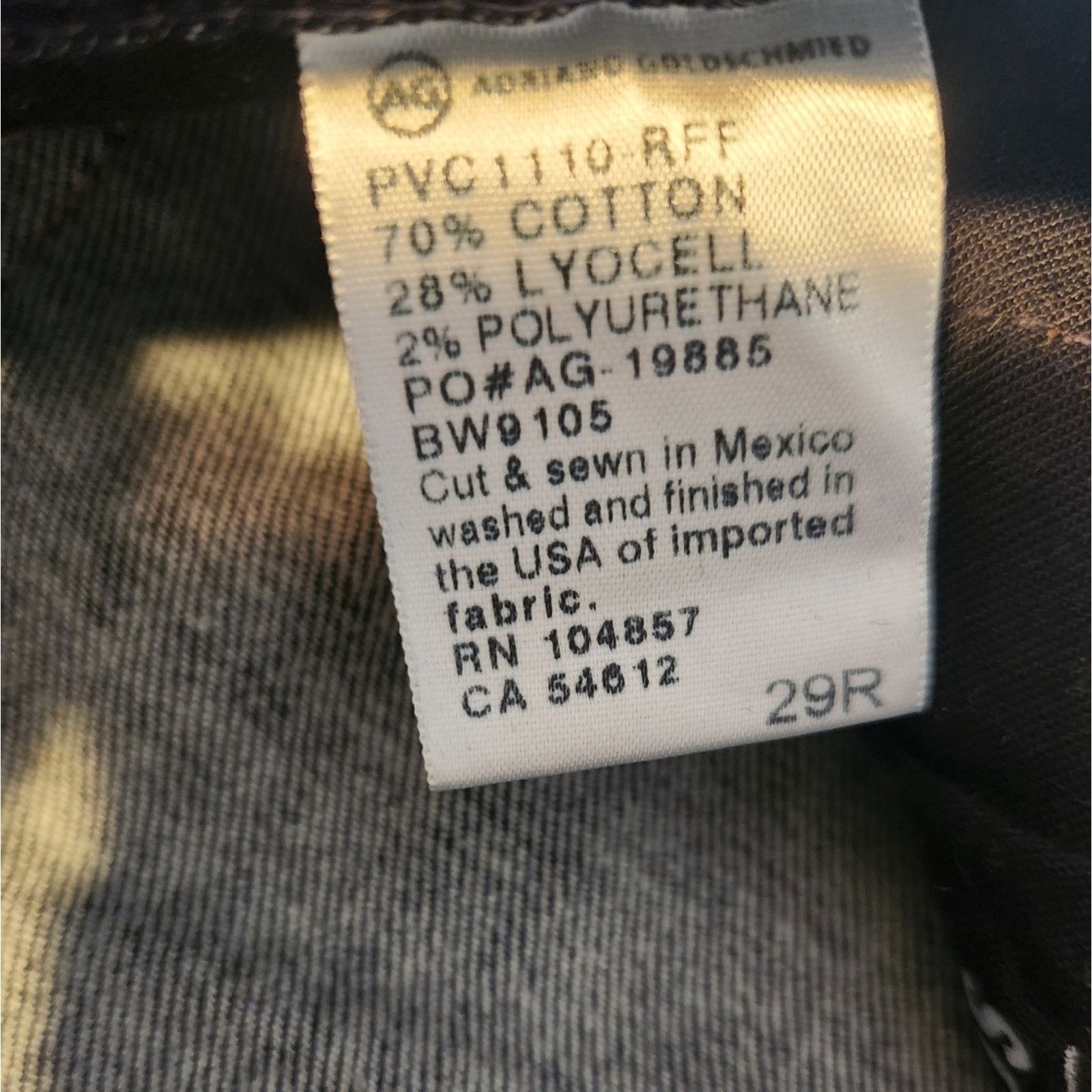 AG Adriano Goldschmied AG Adriano Goldschmied Denim Stilt Cigarette Leg Jeans 29 Size 29" - 10 Thumbnail