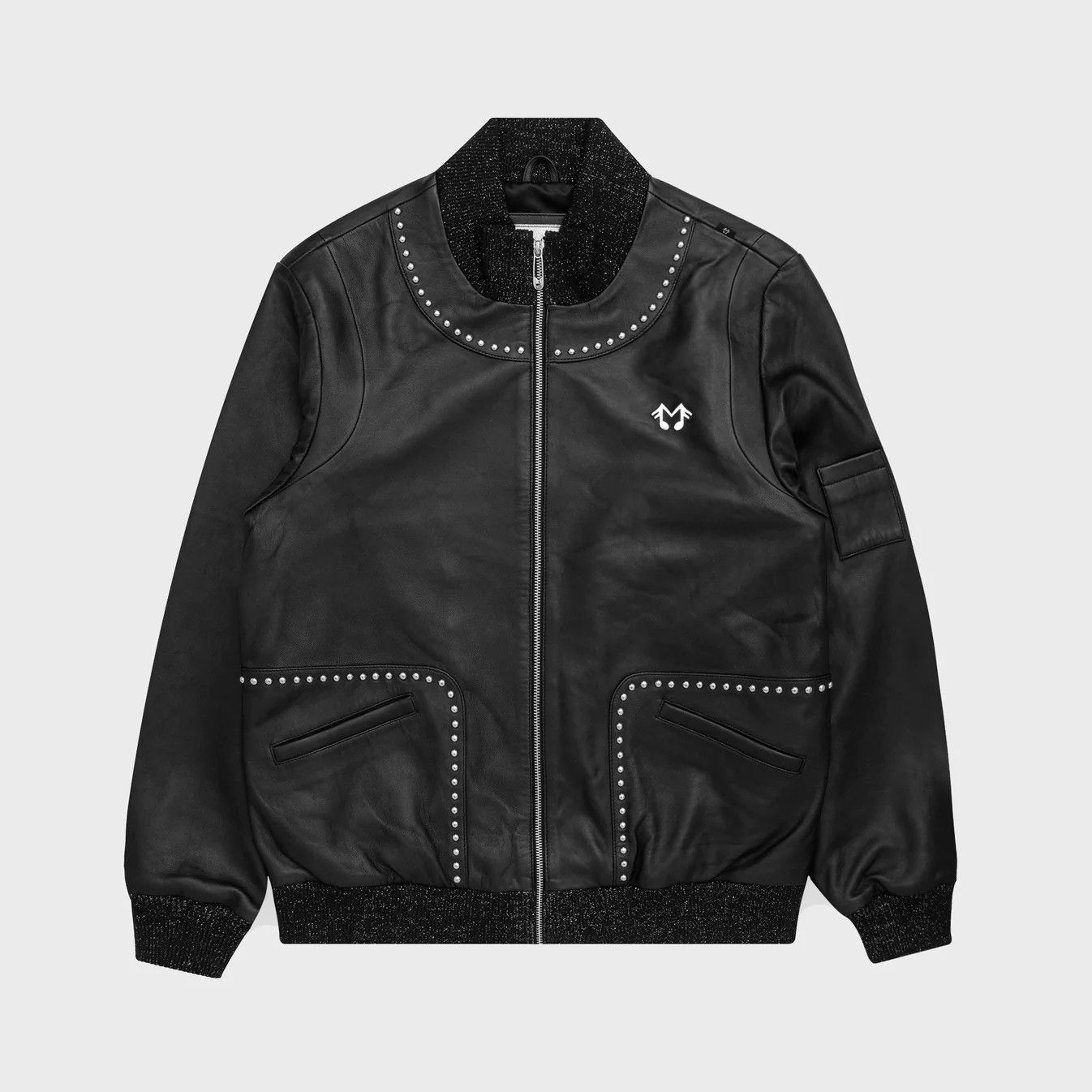 Midnight Studios Midnight Studios Nico Sample Leather Track Jacket AWGE Size US M / EU 48-50 / 2 - 6 Thumbnail