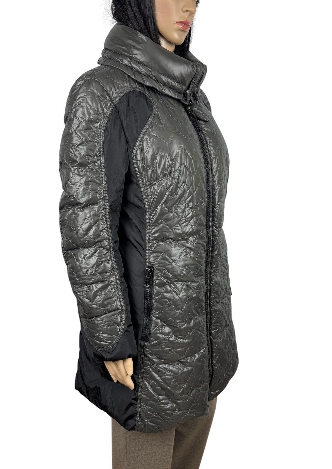 Other Marc Cain Down Puffer Jacket Quilted High-Neck size 4 Size L / US 10 / IT 46 - 4 Thumbnail