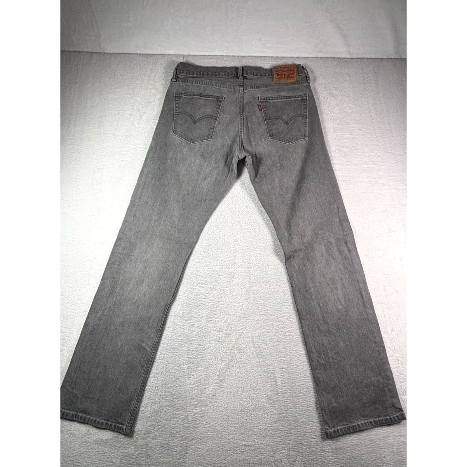 Levi's VTG Levi's 514 Jeans Mens 34x34 Gray Regular Straight Stretch Denim Size US 34 / EU 50 - 2 Thumbnail