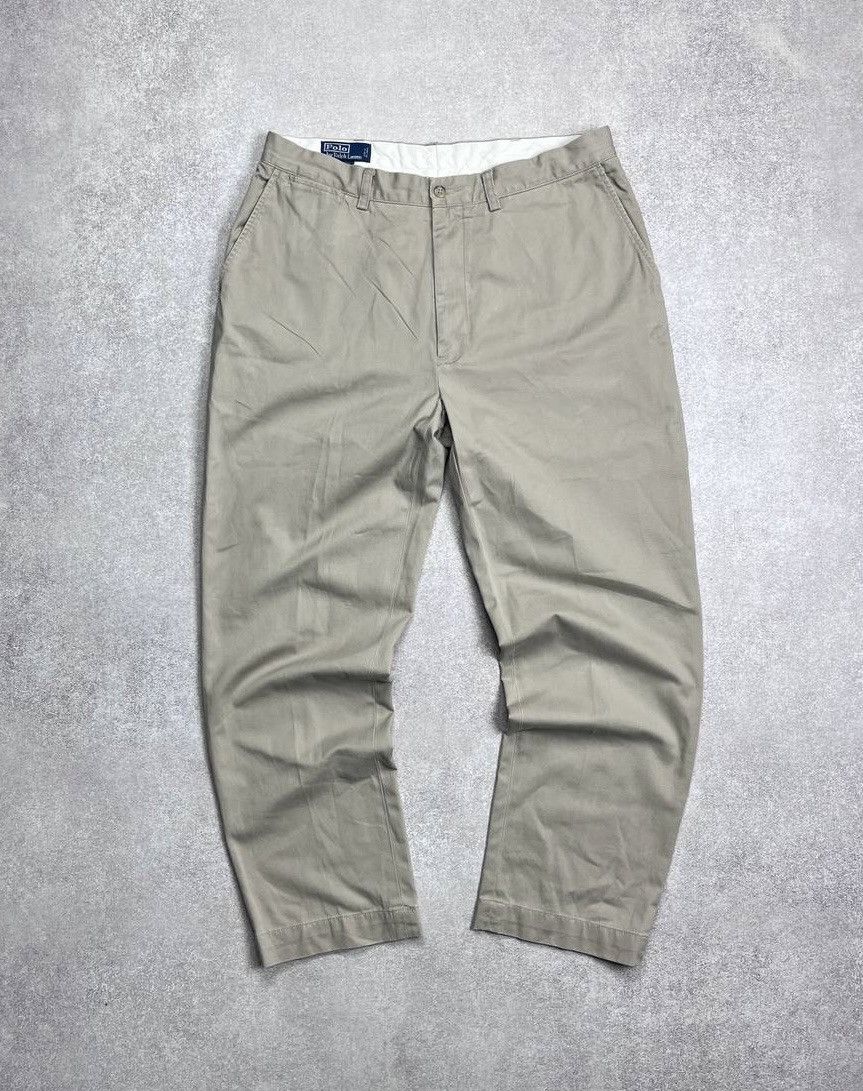 Polo Ralph Lauren × Vintage Vintage Polo Ralph Lauren Chino Baggy Pants Y2K 36x30 Size US 36 / EU 52 - 2 Thumbnail