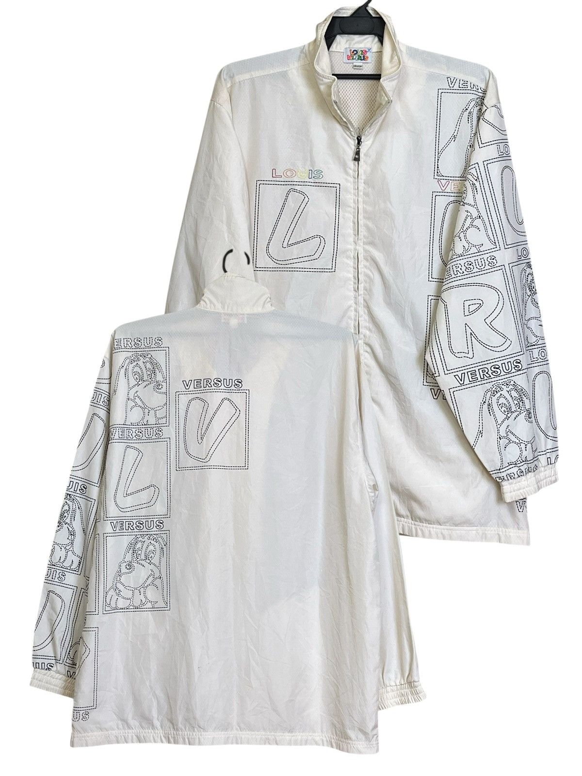 Japanese Brand GRAIL🔥VINTAGE LOUIS VERSUS LIGHT JACKET Size US XXL / EU 58 / 5 - 1 Thumbnail