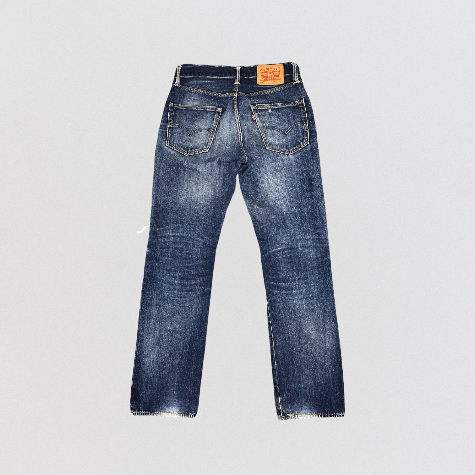 Levi's Vintage Distress Levis 502 Jeans-JM487 Size US 31 - 3 Thumbnail