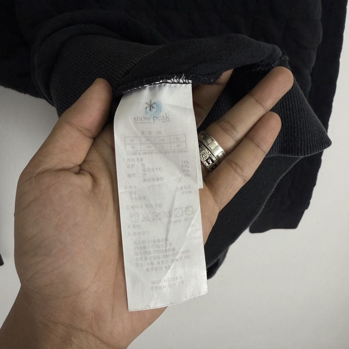 Snow Peak Snow Peak Quilted Sweatshirt. Size US M / EU 48-50 / 2 - 8 Thumbnail