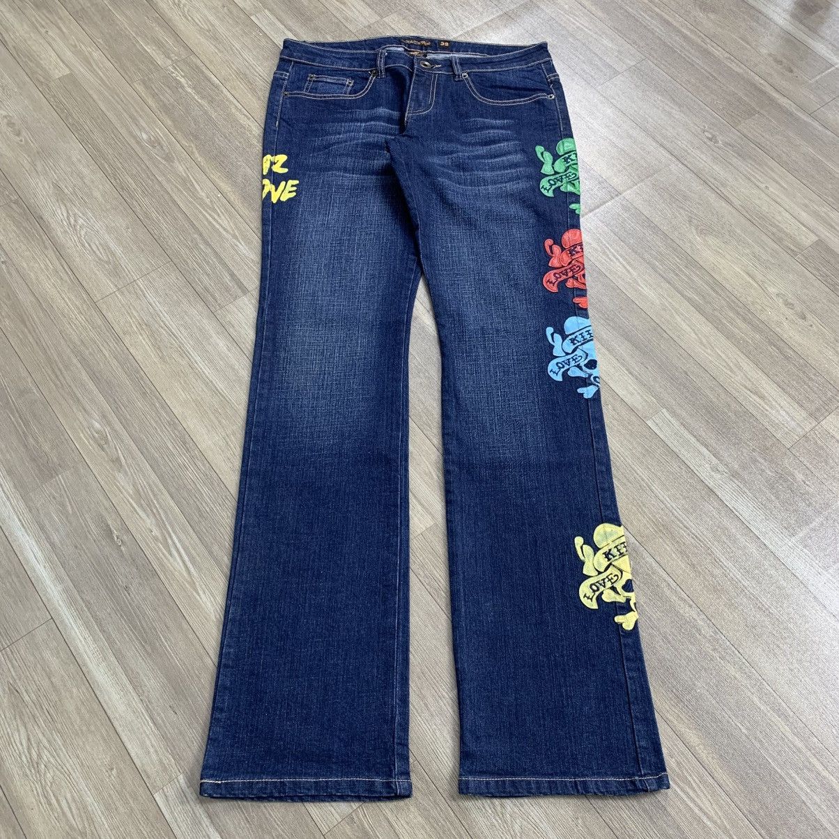 Ed Hardy 2000’s Ed Hardy Christian Audiger Denim Pants Size US 32 / EU 48 - 7 Thumbnail