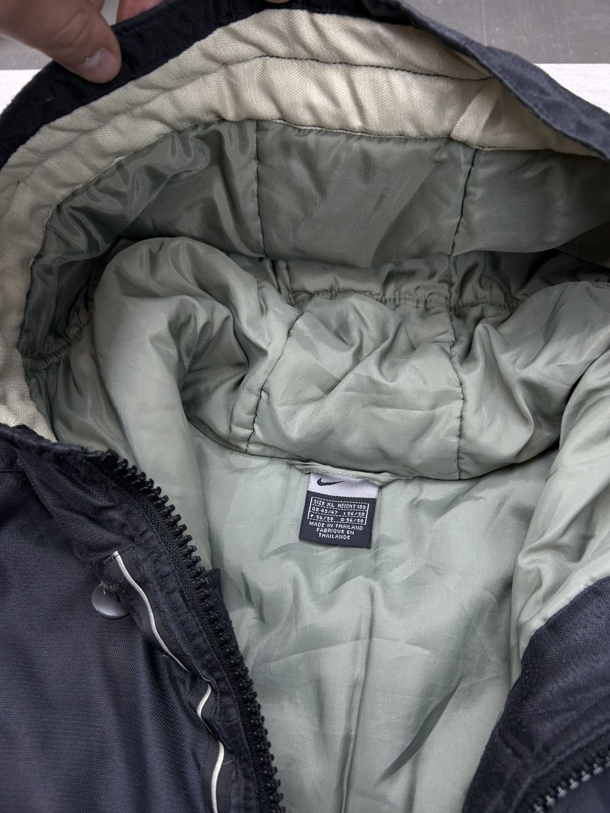Nike × Vintage Nike Vintage Parka Jacket size XL Size US XL / EU 56 / 4 - 4 Thumbnail