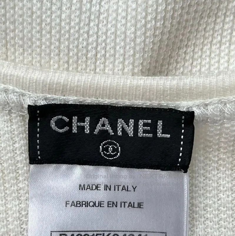 Chanel Chanel Summer White Women's Pullover . Size L / US 10 / IT 46 - 6 Thumbnail