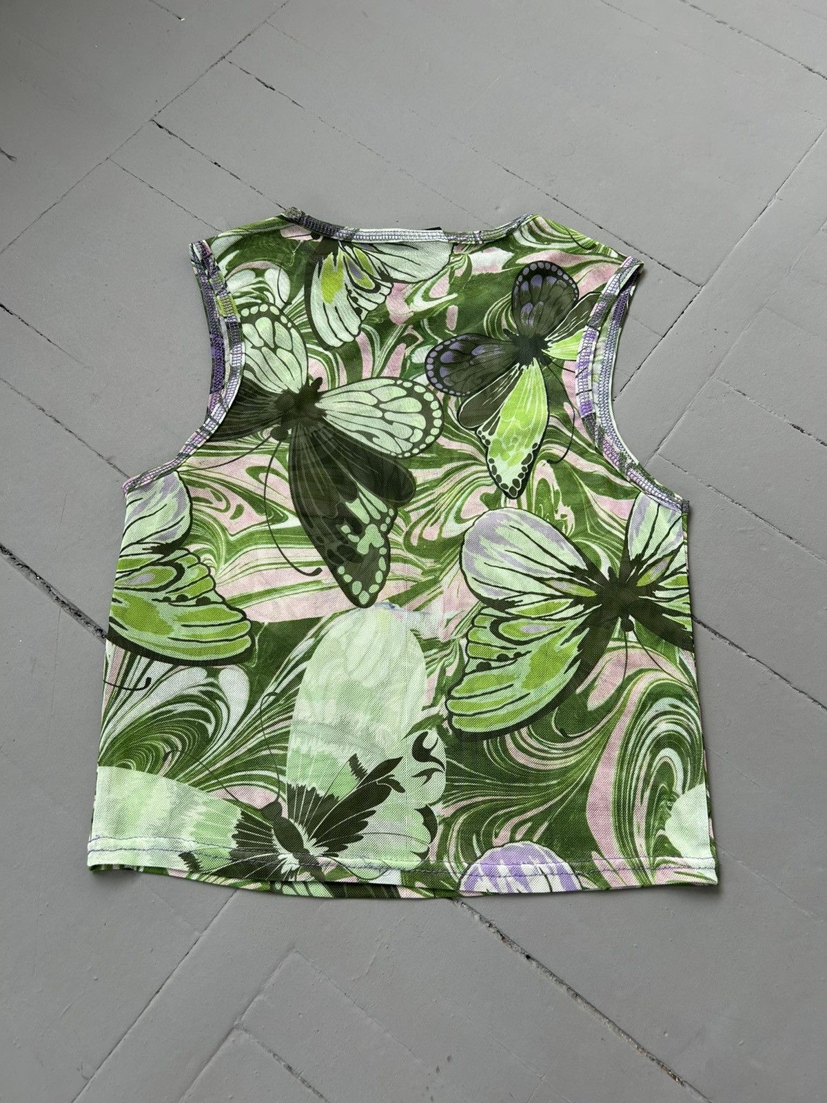 Japanese Brand Urban Outfitters mesh tank top Size S / US 4 / IT 40 - 8 Thumbnail
