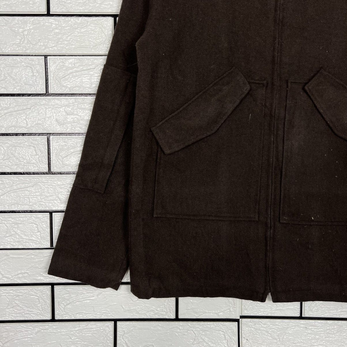 Japanese Brand PIED PIPER Slant Pocket Wool Blend Collared Jacket 4121-C187 Size US M / EU 48-50 / 2 - 5 Thumbnail