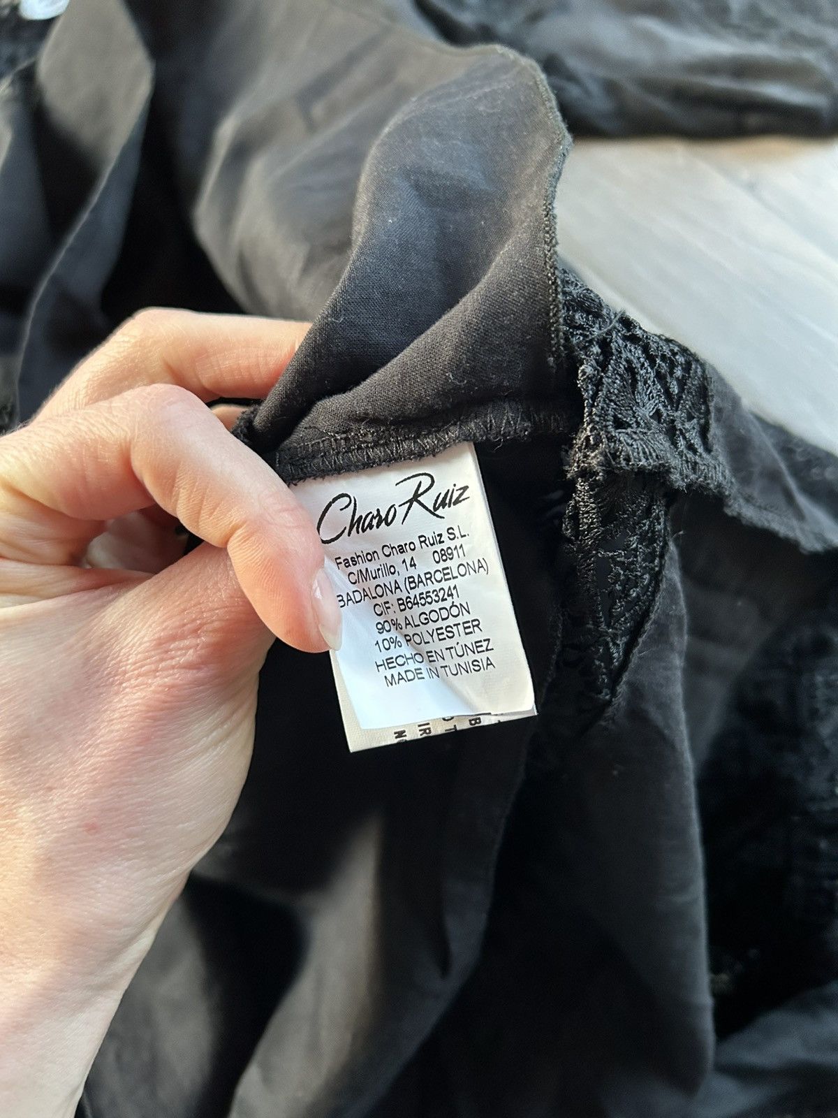 Charo Ruiz Charo Ruiz black maxi cotton dress M Size M / US 6-8 / IT 42-44 - 11 Thumbnail