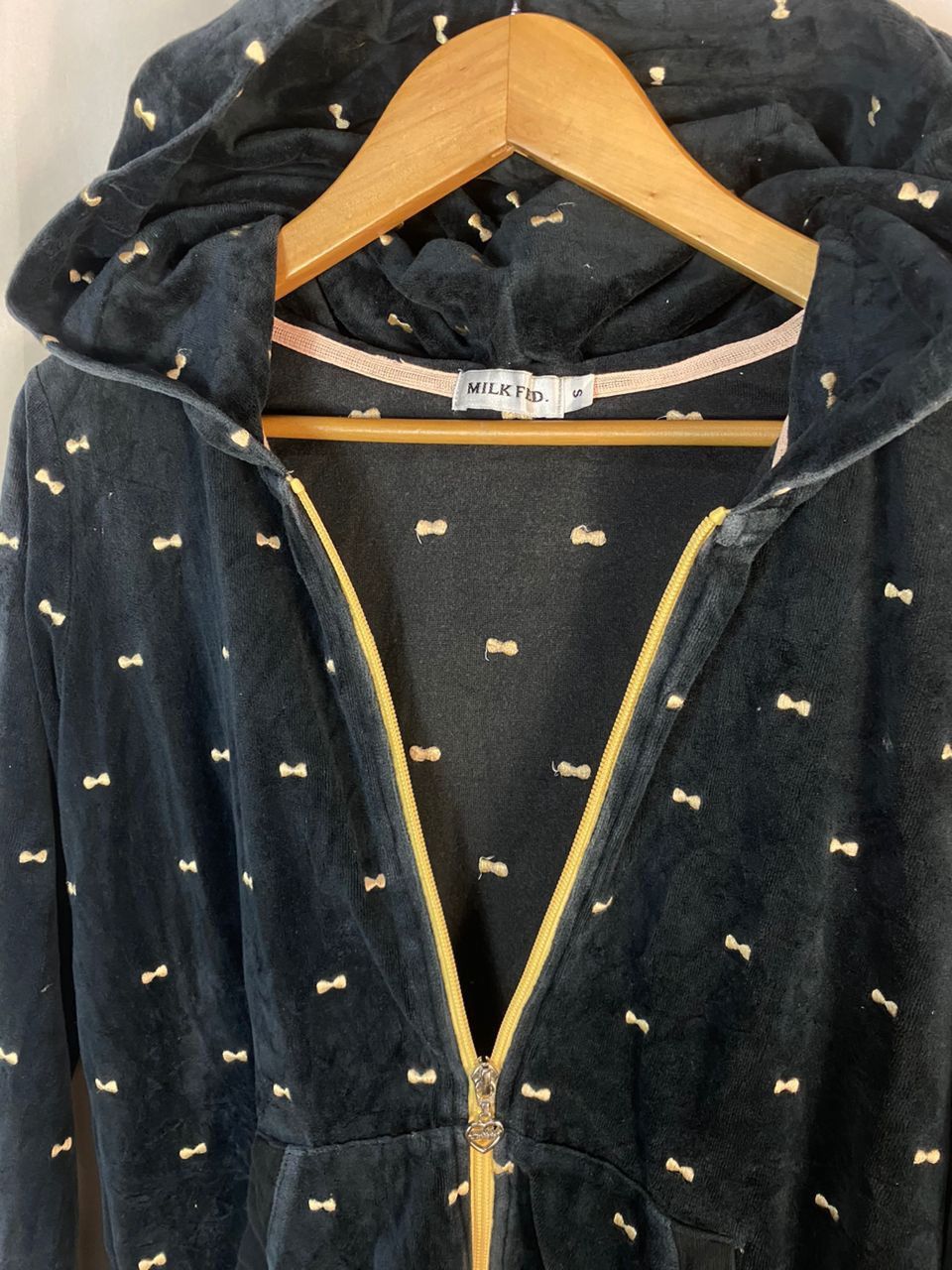 Japanese Brand × MILKFED Milkfed fullprint velvet zipper hoodie Size M / US 6-8 / IT 42-44 - 4 Thumbnail