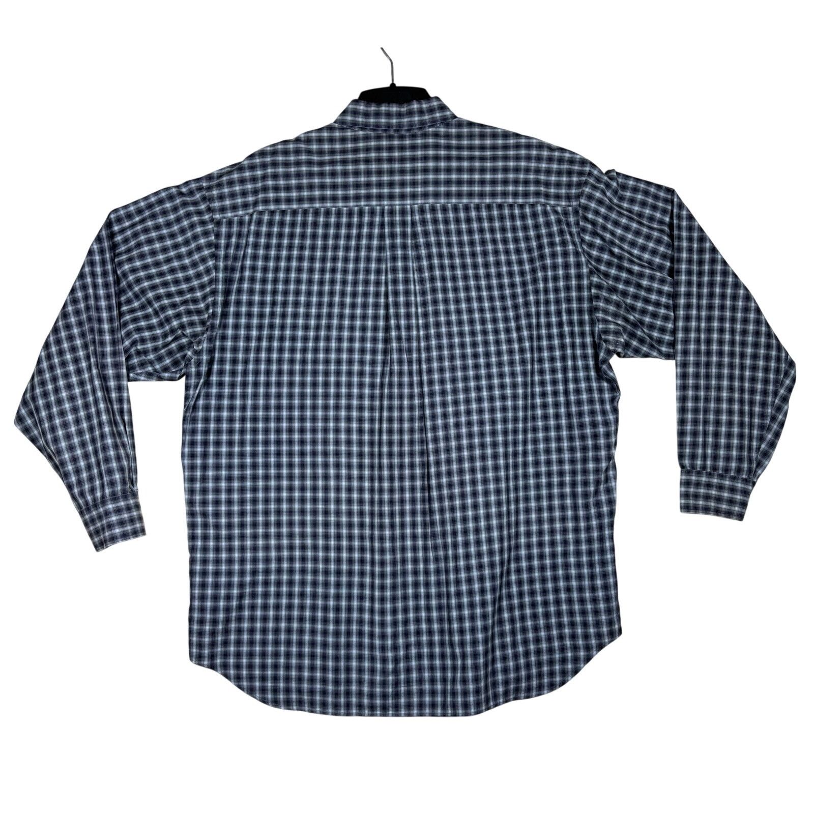 Banana Republic Banana Republic XL Blue Plaid Long Sleeve Button Down Cotton Size US XL / EU 56 / 4 - 2 Thumbnail