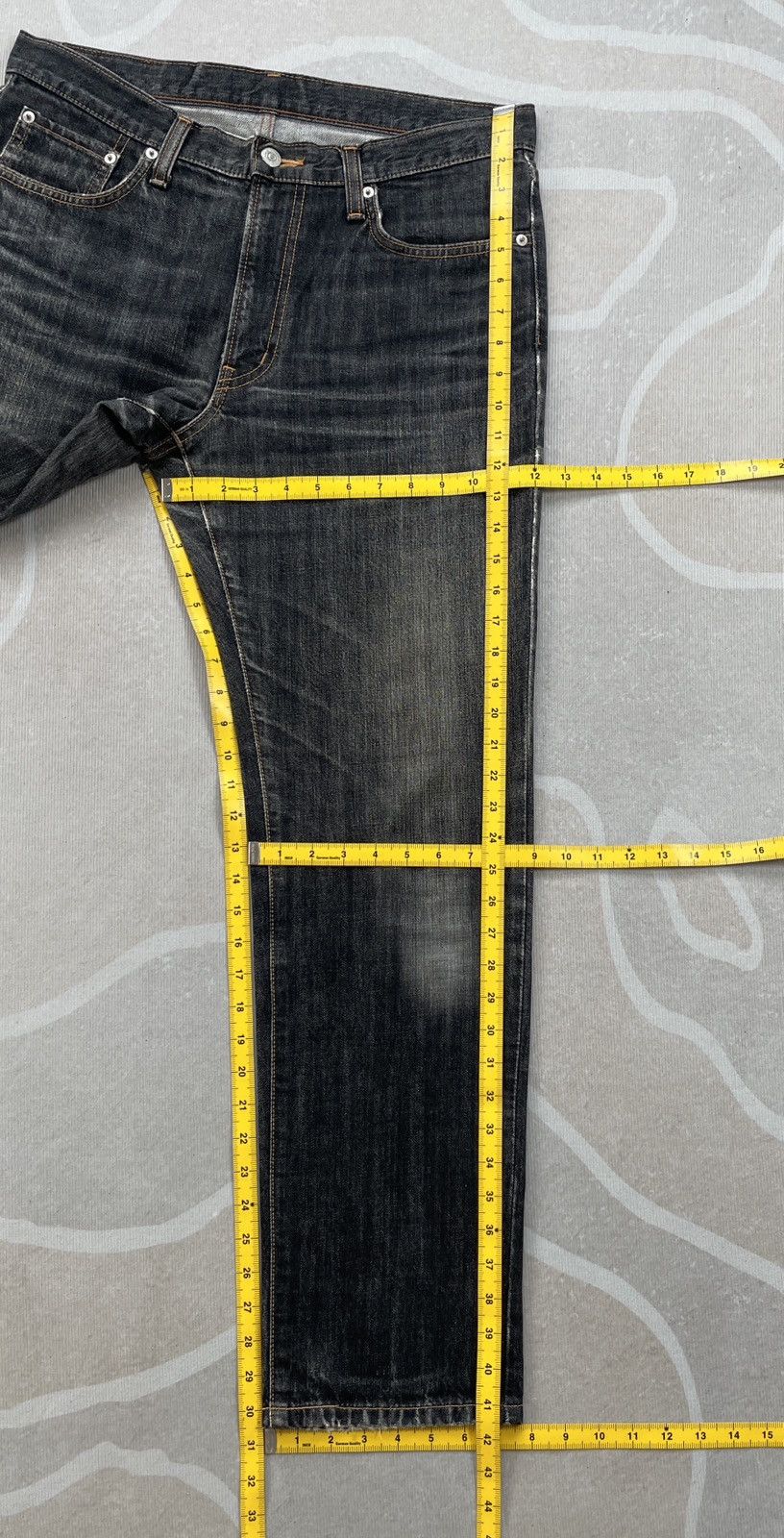 Edwin × Vintage Edwin 603 Straight Jeans (P65) Size US 34 / EU 50 - 19 Thumbnail
