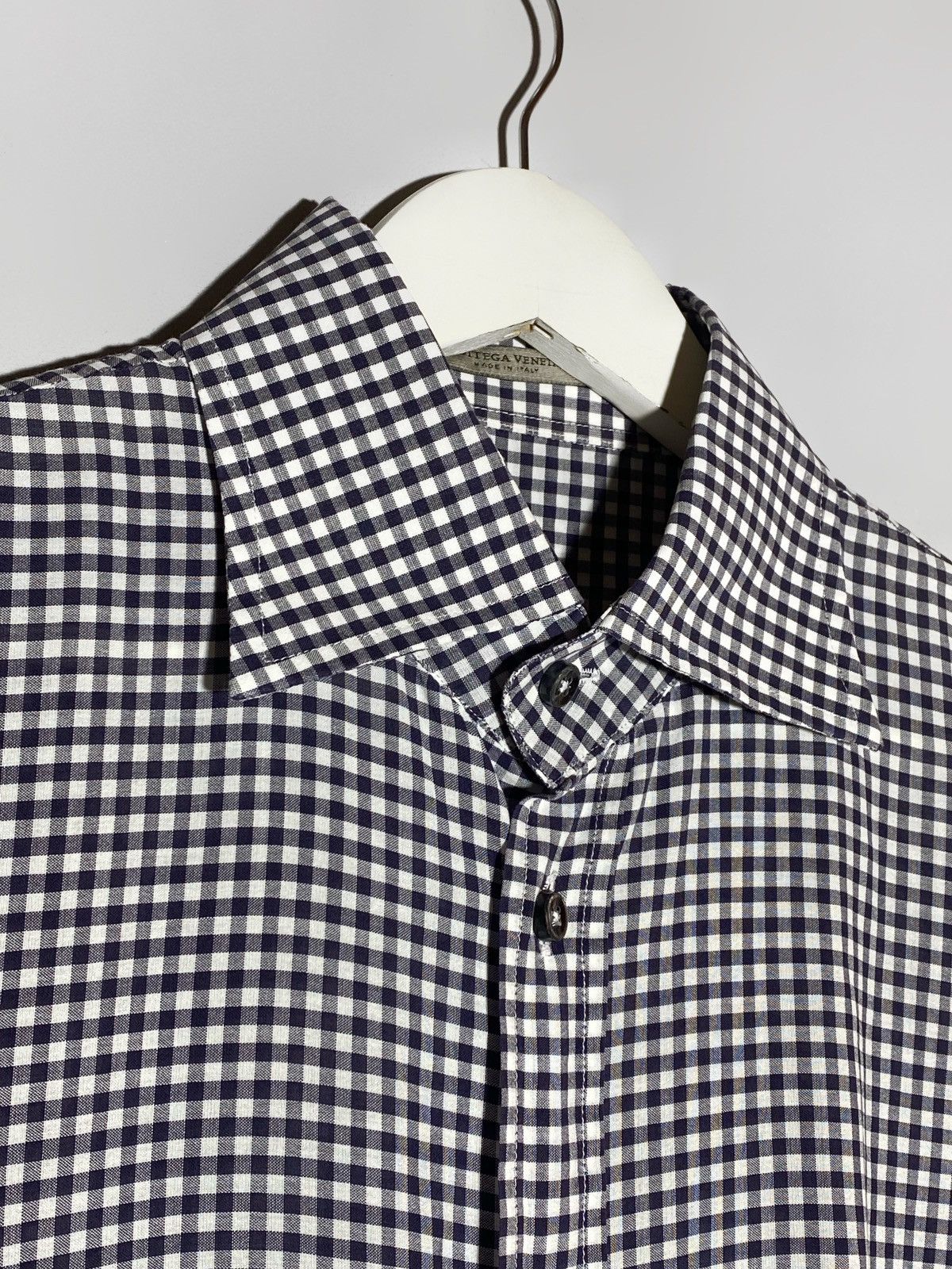 Bottega Veneta Bottega Veneta long sleeve checked shirt Size US L / EU 52-54 / 3 - 4 Thumbnail