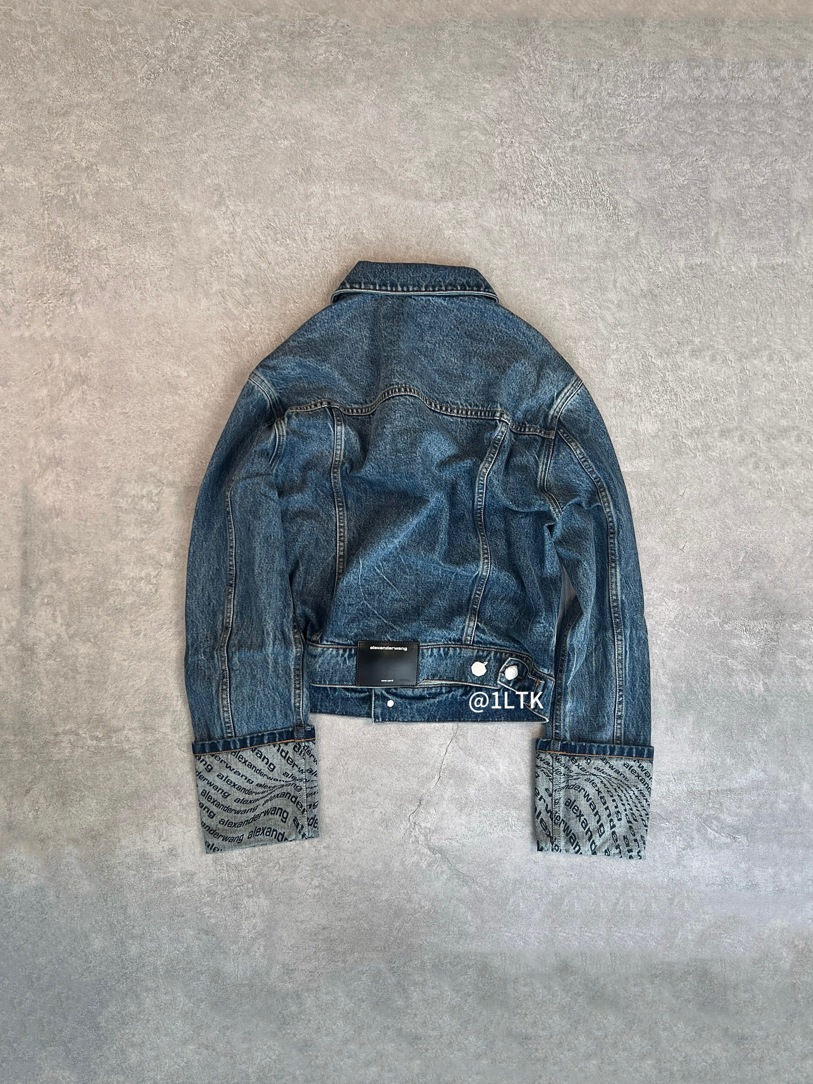 Alexander Wang Alexander Wang denim jacket （Cuff logo） Size US S / EU 44-46 / 1 - 2 Thumbnail