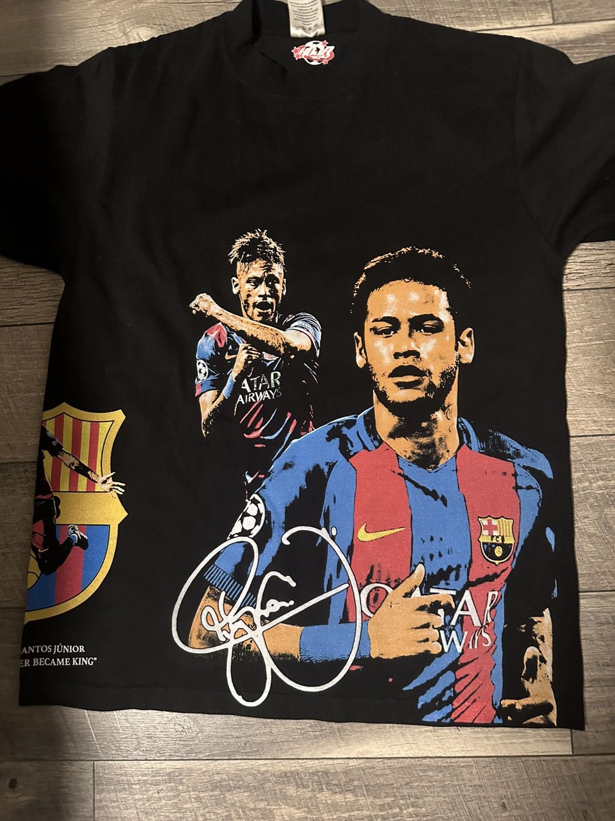 FCバルセロナ ネイマール JR サイン入りシャツ ネイマール直筆サイン