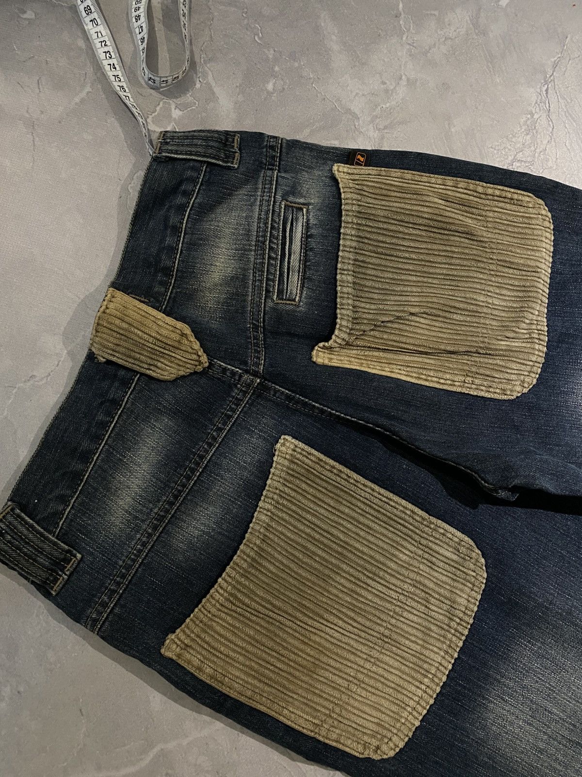 Japanese Brand Crazy Archive Slim Straight Velur Jean / Y2K Chill Vibe Size US 28 / EU 44 - 9 Thumbnail