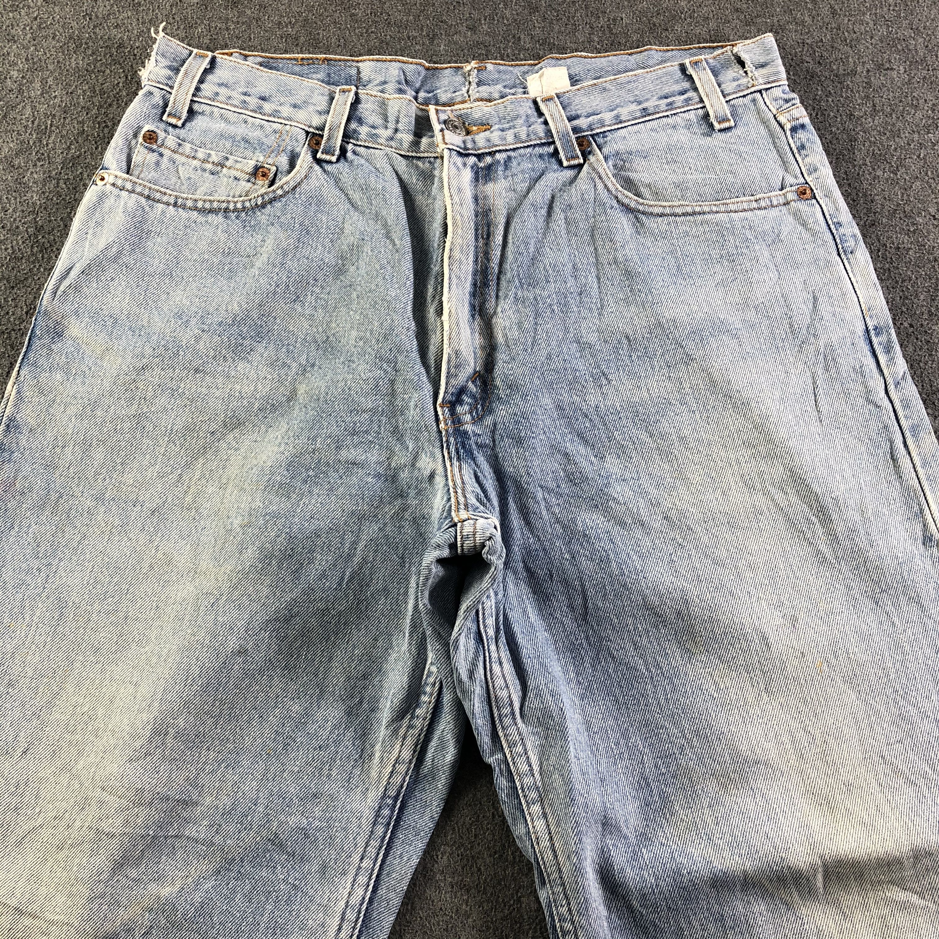 Levi's Vintage 90s Light Wash Levis Jeans-J4250 Size US 35 - 3 Thumbnail