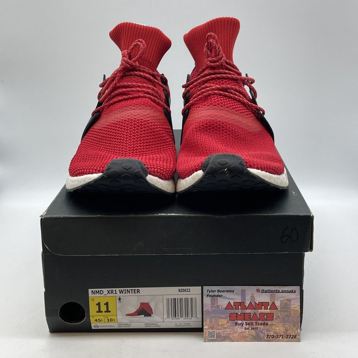 Adidas NMD _XR1 winter mid scarlet Size US 11 / EU 44 - 2 Thumbnail