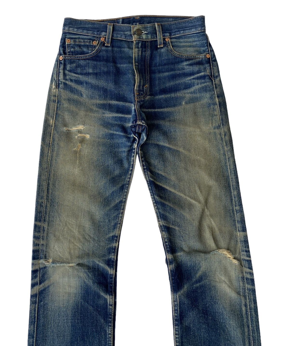 Beauty Beast × Levi's LEVIS 505 RUSTY DISTRESSED DENIM JEANS JAPAN Size US 29 - 3 Thumbnail