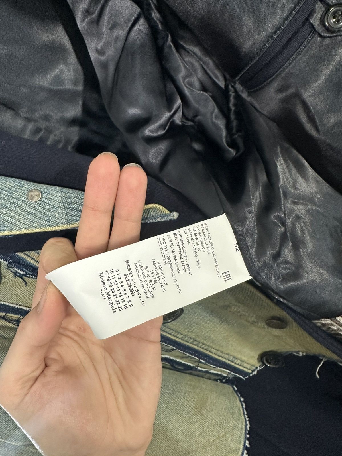 Maison Margiela Maison Margiela “Rare” Double Denim Peacoat Size US XL / EU 56 / 4 - 9 Thumbnail