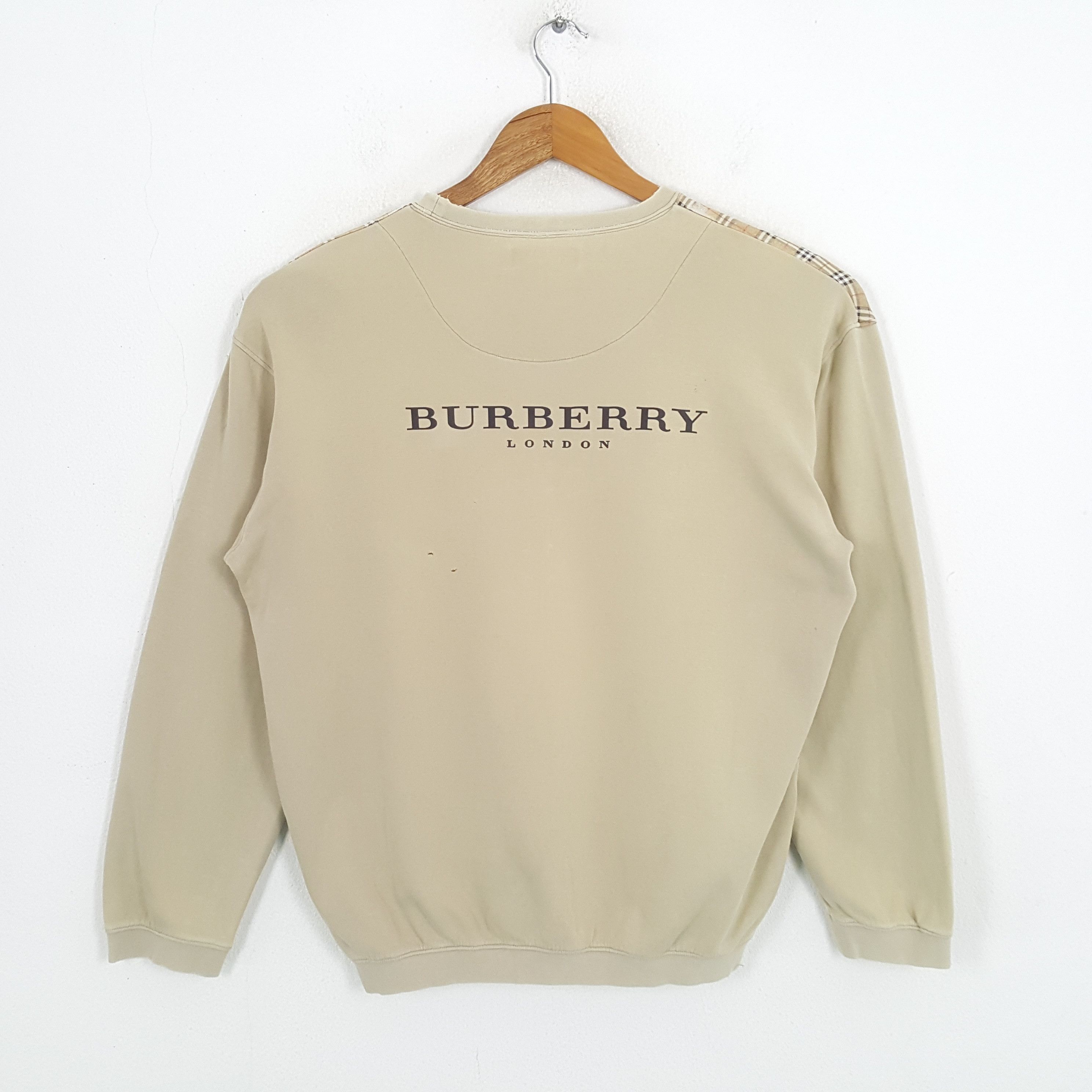 Burberry × Vintage Vintage Burberry novacheck sweatshirt