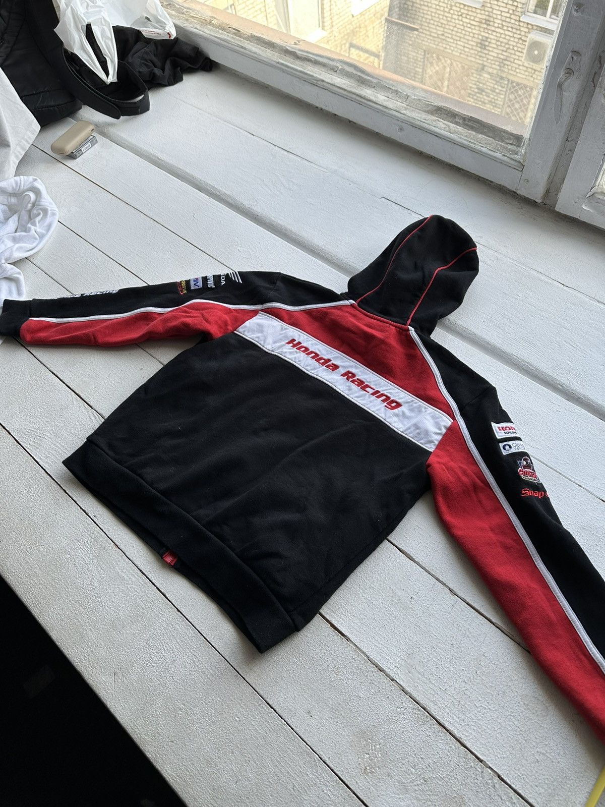 Vintage VNTG🚨RARE Racing HONDA CASTROL AKRAPOVICH ZIP Size M / US 6-8 / IT 42-44 - 9 Thumbnail