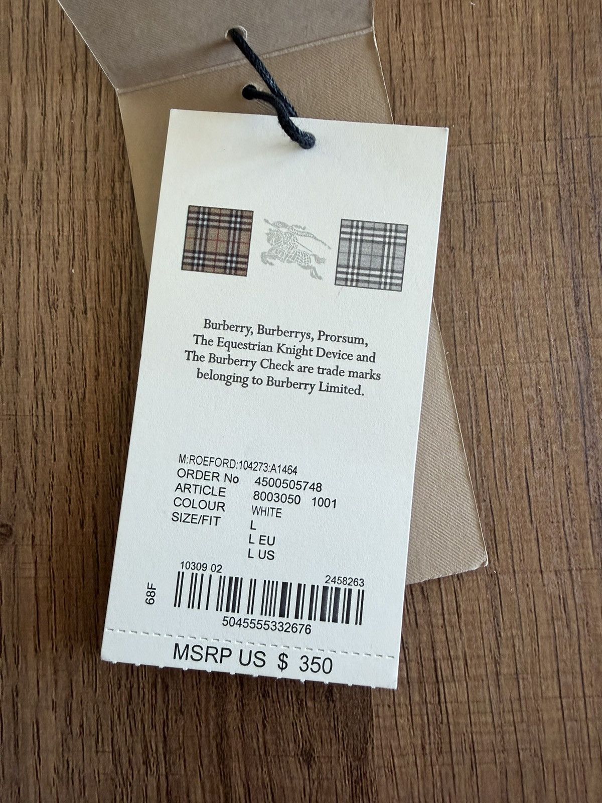 Burberry Burberry T-shirt Size US L / EU 52-54 / 3 - 9 Thumbnail