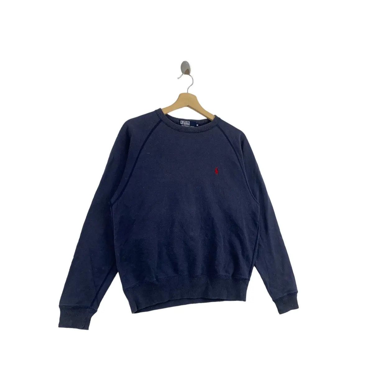 Polo Ralph Lauren Vtg 90’ POLO RALPH LAUREN Small Pony Distress Sweatshirt Size M / US 6-8 / IT 42-44 - 5 Thumbnail