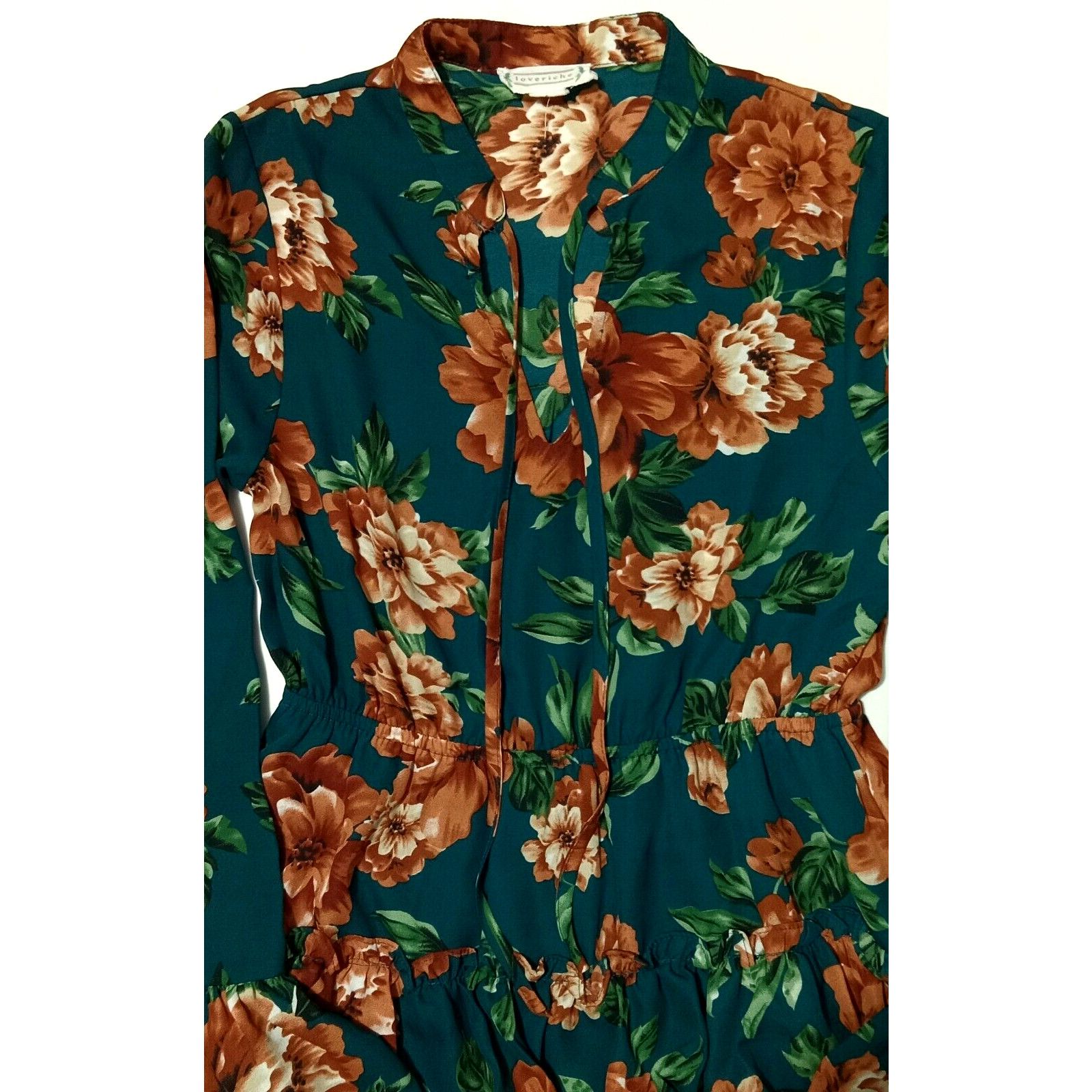 & Other Stories Loveriche Dress S Women's Floral Tunic Long Sleeve Ruffle Size S / US 4 / IT 40 - 3 Thumbnail