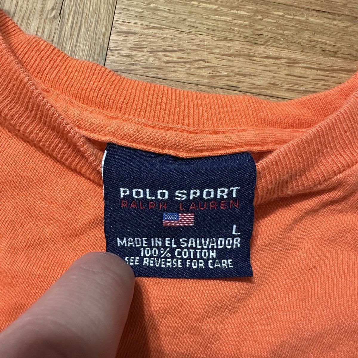 Polo Ralph Lauren Vintage Polo Sport tee Size US L / EU 52-54 / 3 - 5 Thumbnail