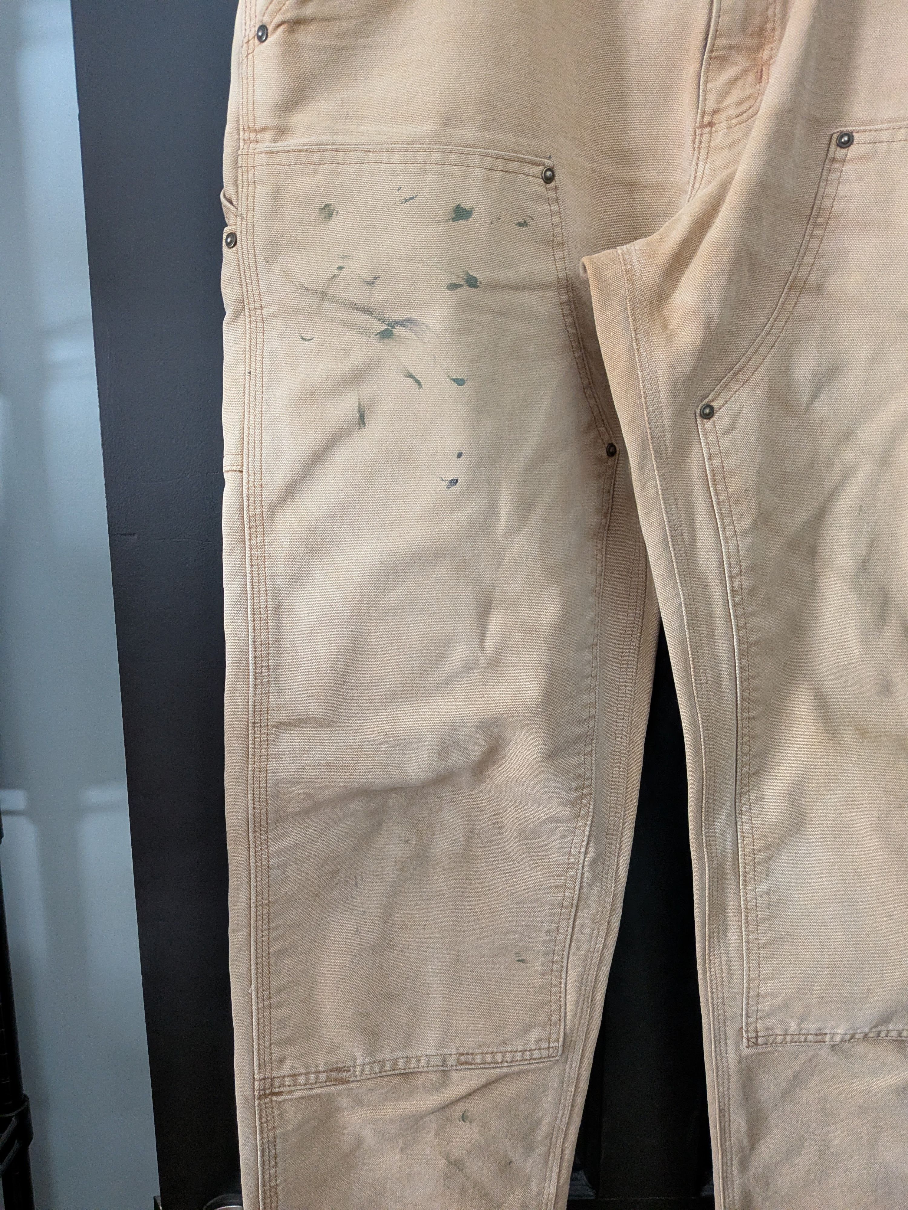 Carhartt Tapered Knee Double Front Work Pants Size US 36 / EU 52 - 2 Thumbnail