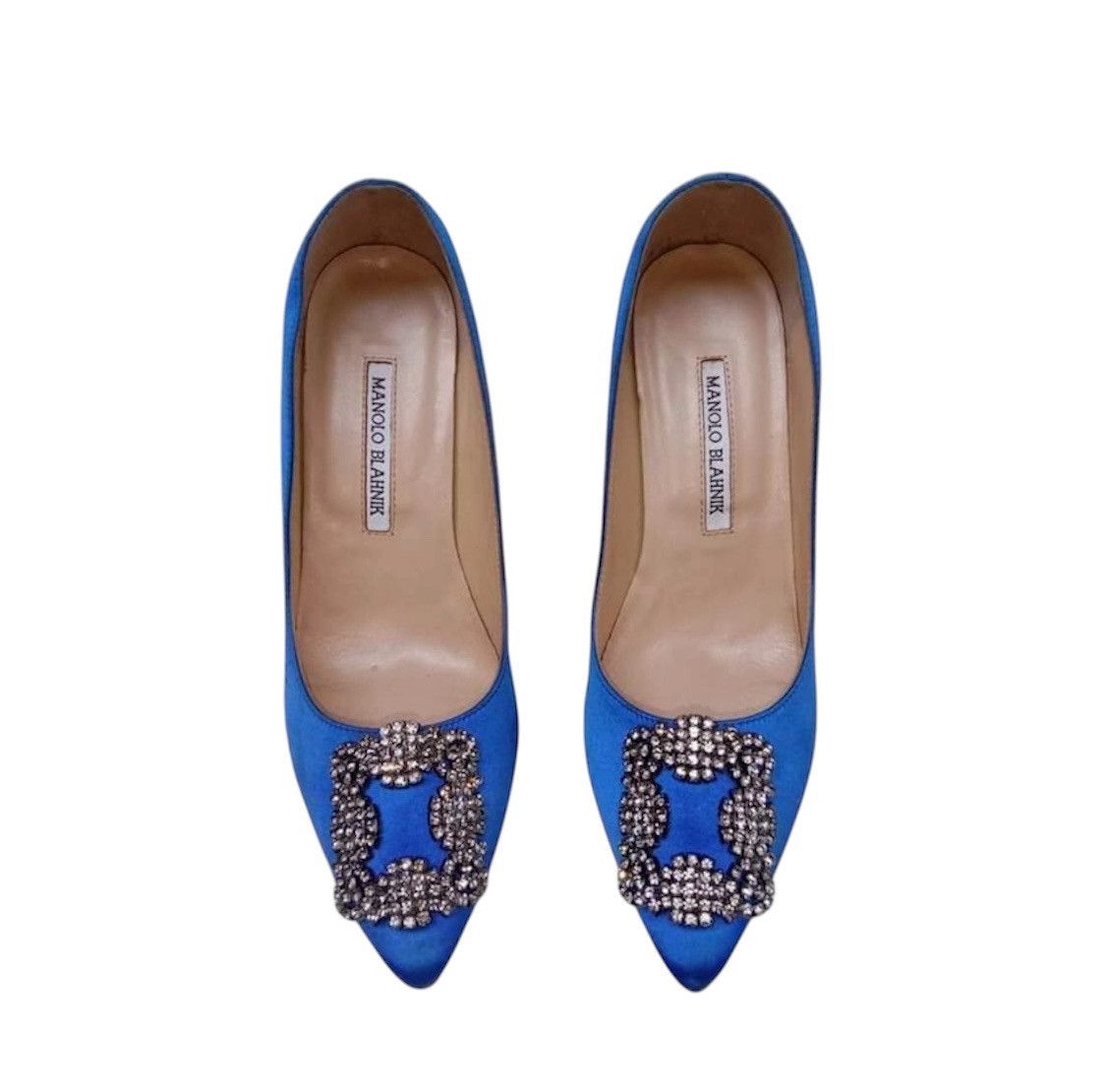 Manolo Blahnik MANOLO BLAHNIK HANGISI 90 Size US 7 / IT 37 - 1 Thumbnail