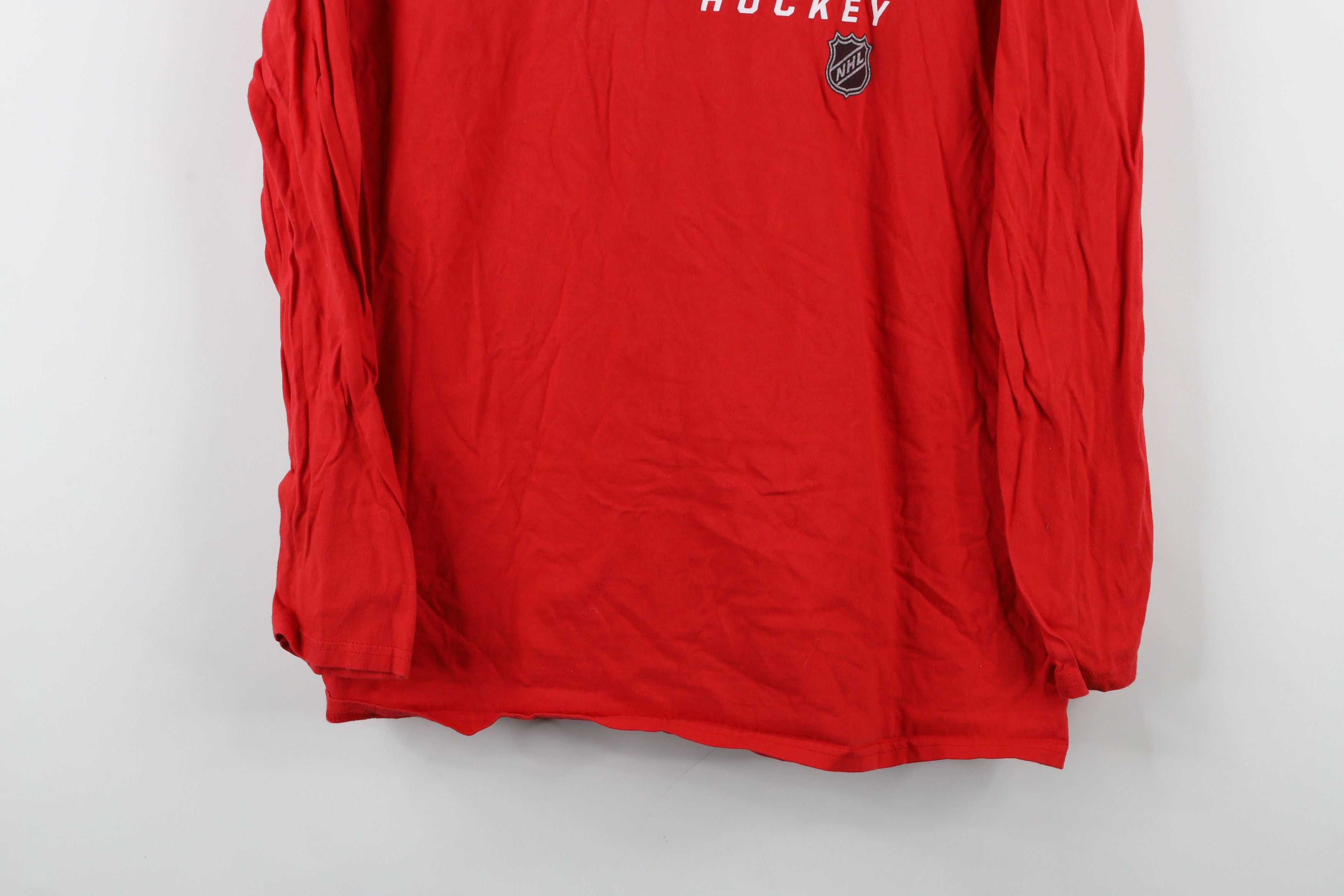 Vintage Fanatics Pro Detroit Red Wings Hockey Long Sleeve T-Shirt Size US L / EU 52-54 / 3 - 3 Thumbnail