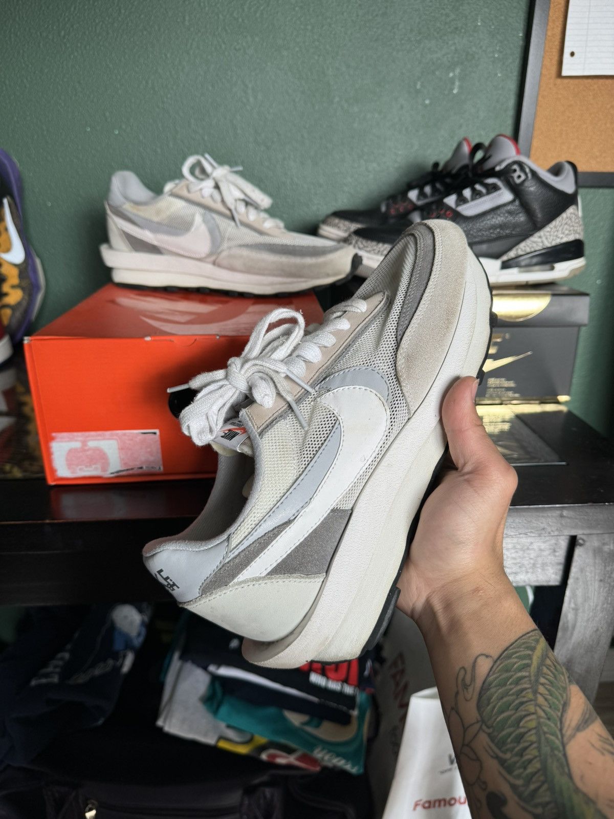 Nike × Sacai Nike X Sacai ‘Summit White’ 2019 Size US 9.5 / EU 42-43 - 6 Thumbnail