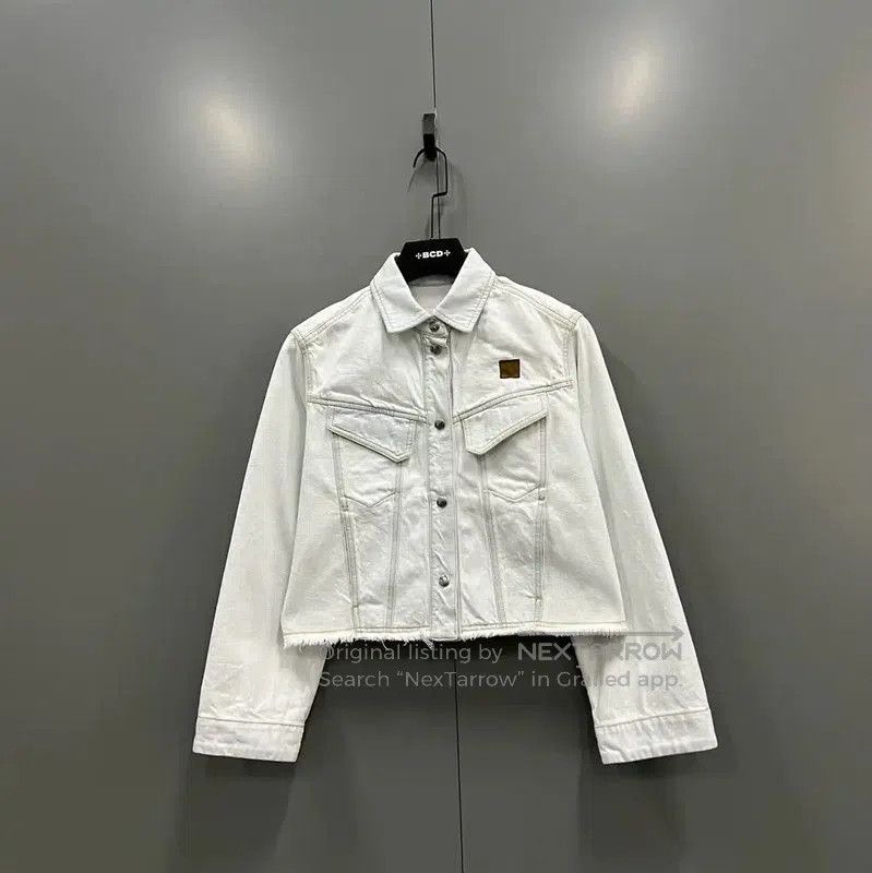 Kenzo KENZO White Cotton Ladies' Jacket . Size XXS / US 00 / IT 34 - 1 Thumbnail