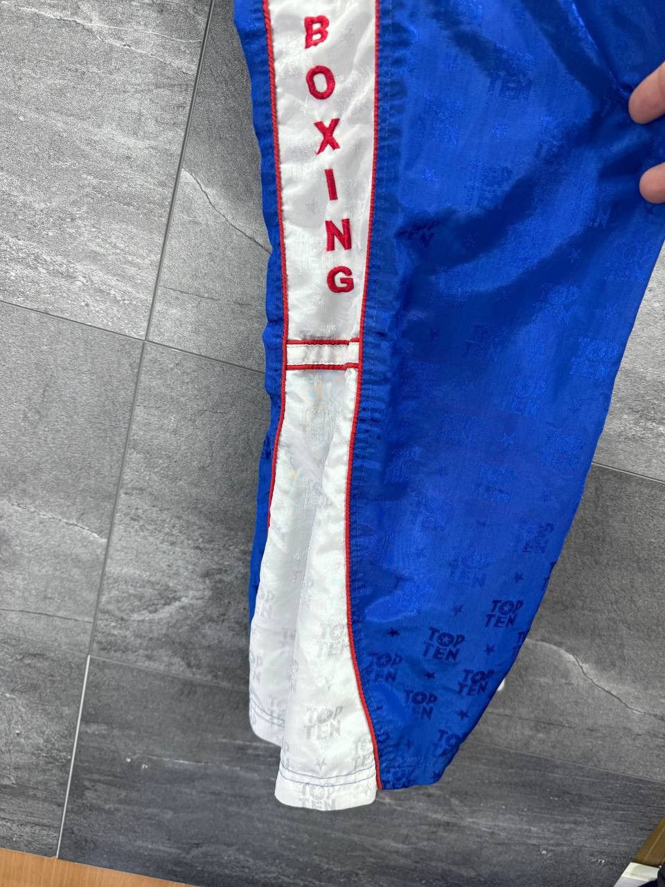 Vintage TOP TEN Kickboxing Mens Track Pants Straight Size S Size US 30 / EU 46 - 5 Thumbnail