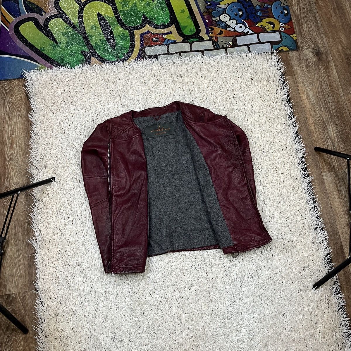 Giorgio Brato Giorgio Brato WLG lamb Leather Dirty Bikers Jacket size 40 Size M / US 6-8 / IT 42-44 - 3 Thumbnail