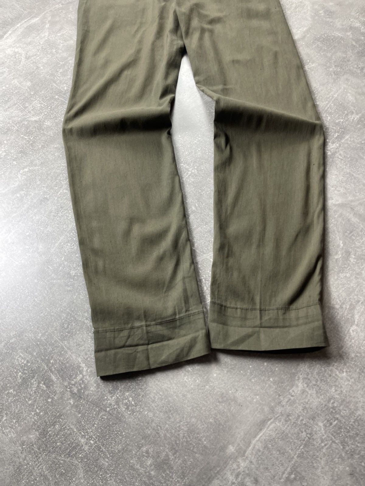 Other Quattro.decimi Olive Green Italian Avant Garde Cotton Pants Size US 32 / EU 48 - 8 Thumbnail