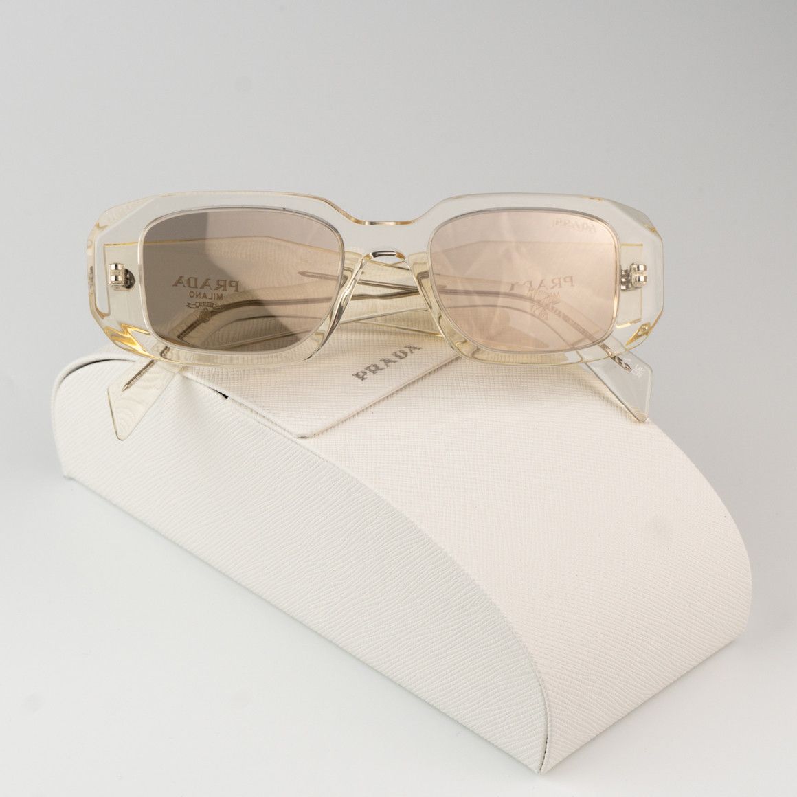 Prada NEW Prada PR17WS 19X30N Rectangle Unisex Sunglasses Size ONE SIZE - 2 Thumbnail